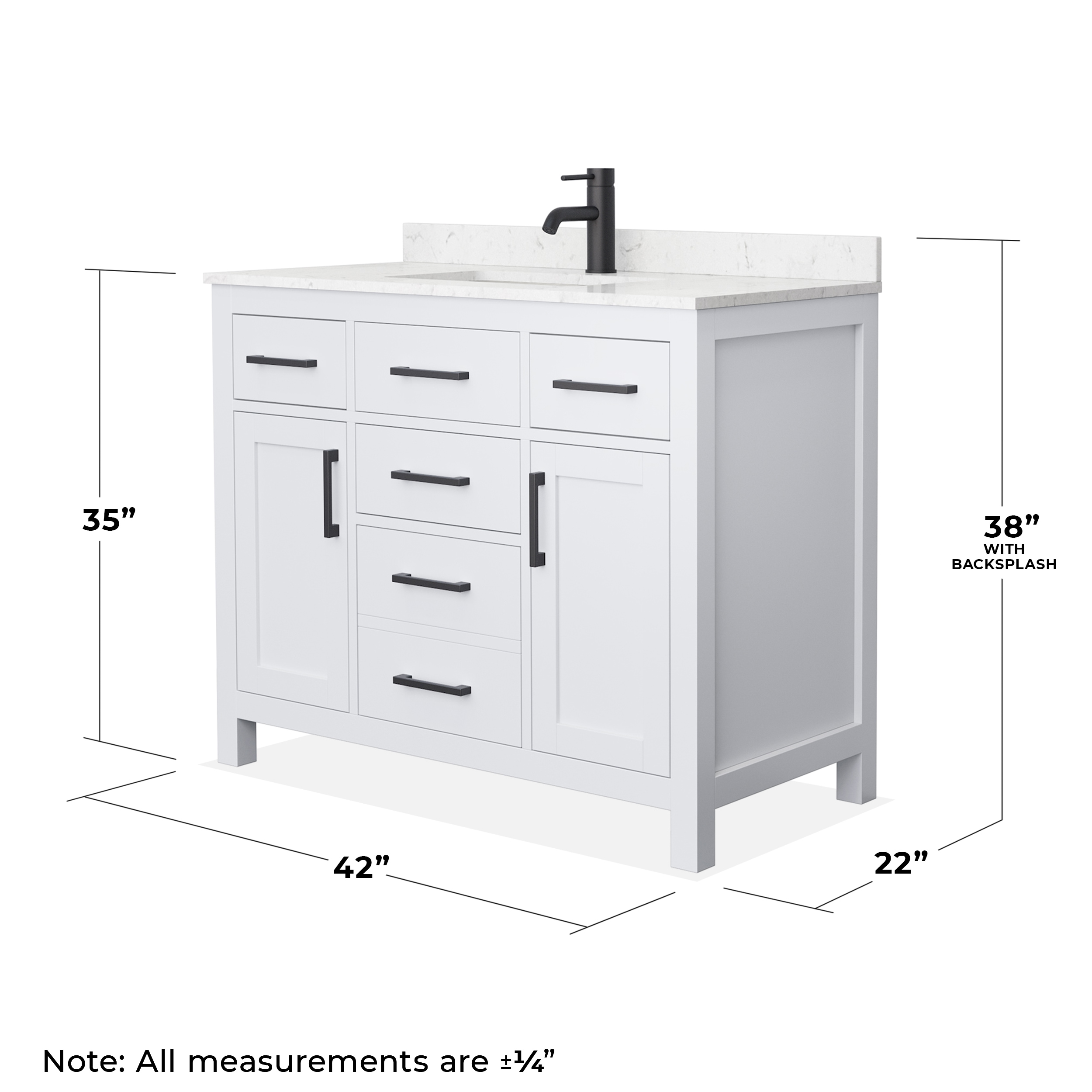 Wyndham Collection WCG242442SWBCCUNSMXX Bath-Vanity-Combo - View #5