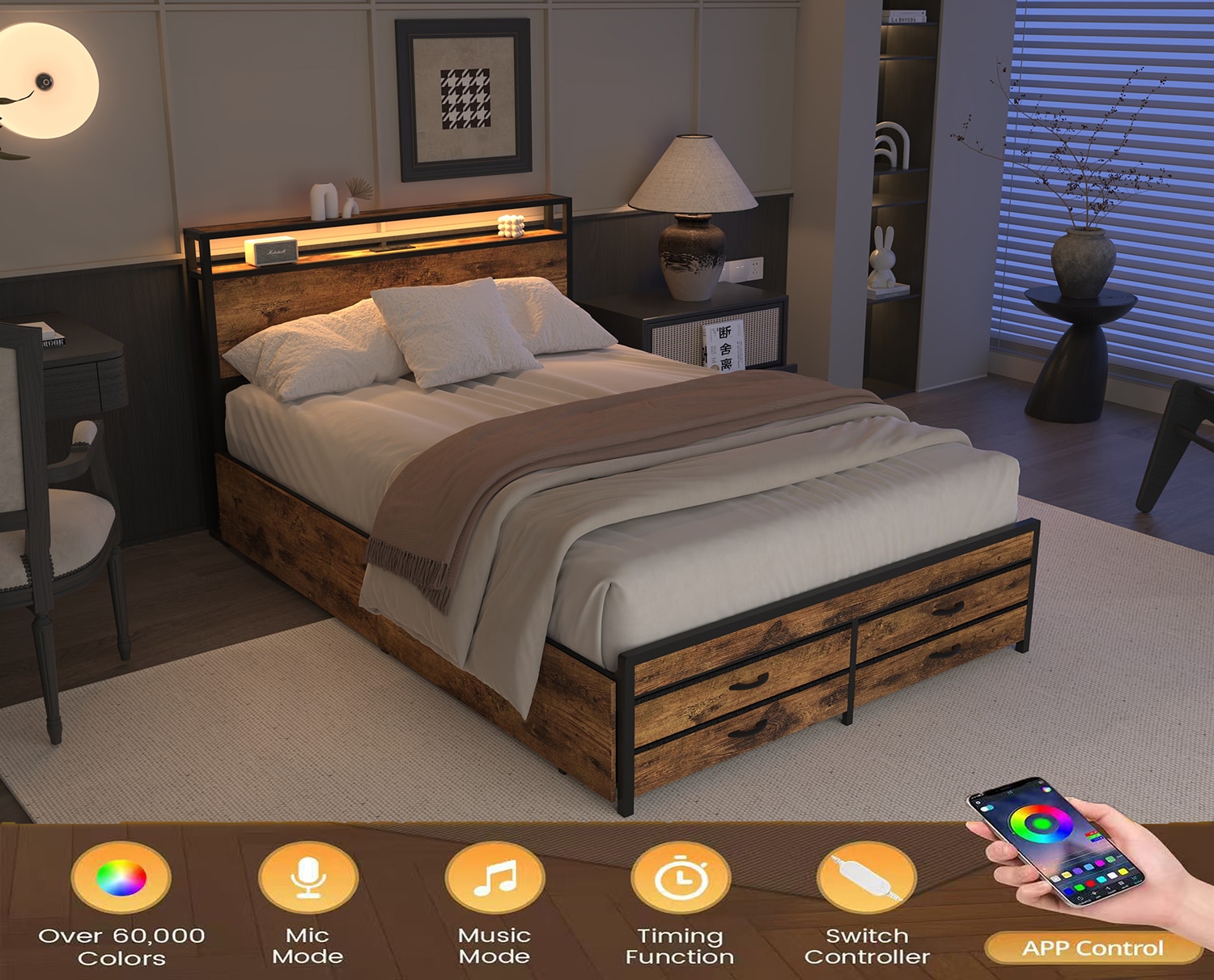 LUCKY ONE LO-HYL268753P beds - View #3
