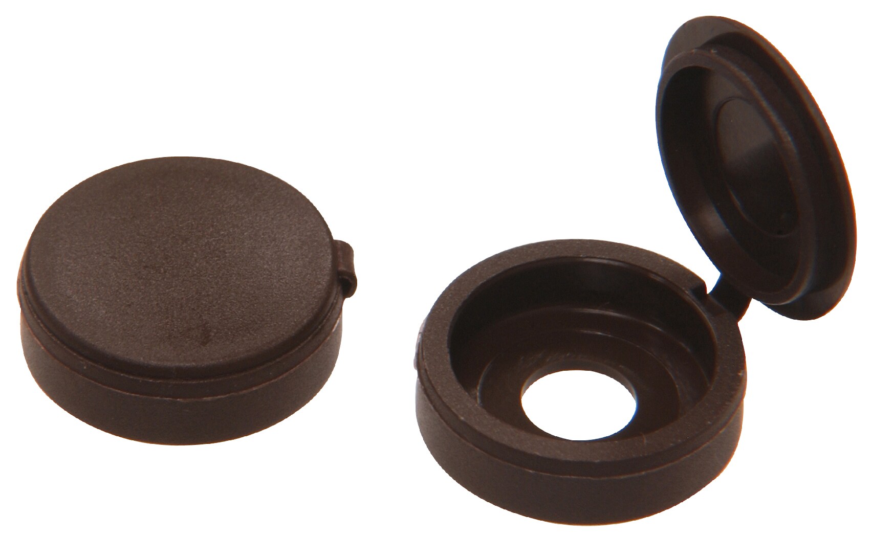 Hillman 59053 8-Pack 3/4-in x 1-1/2-in Brown Plastic End Cap