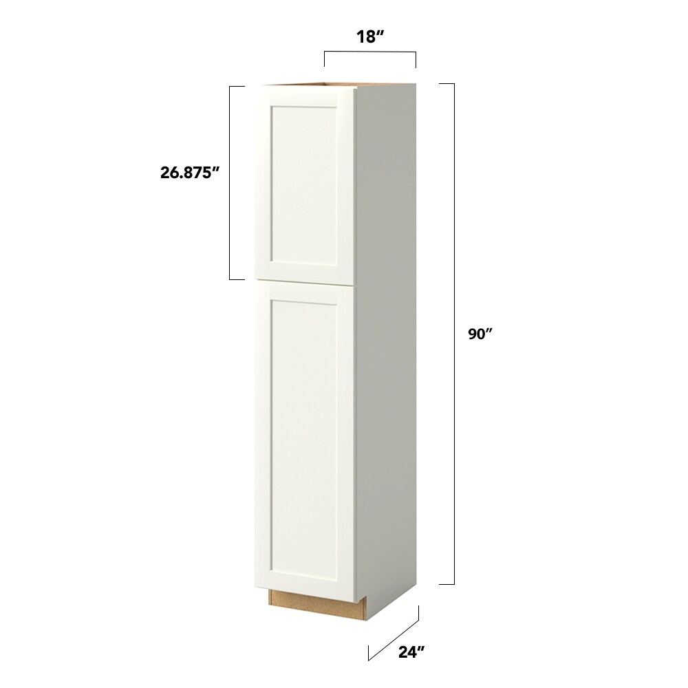 allen + roth Aveley 9-in W x 34.5-in H x 24-in D Linen Pull-out Tray  Divider Base Fully Assembled Cabinet (Flat Panel Door Style) in the Kitchen  Cabinets department at