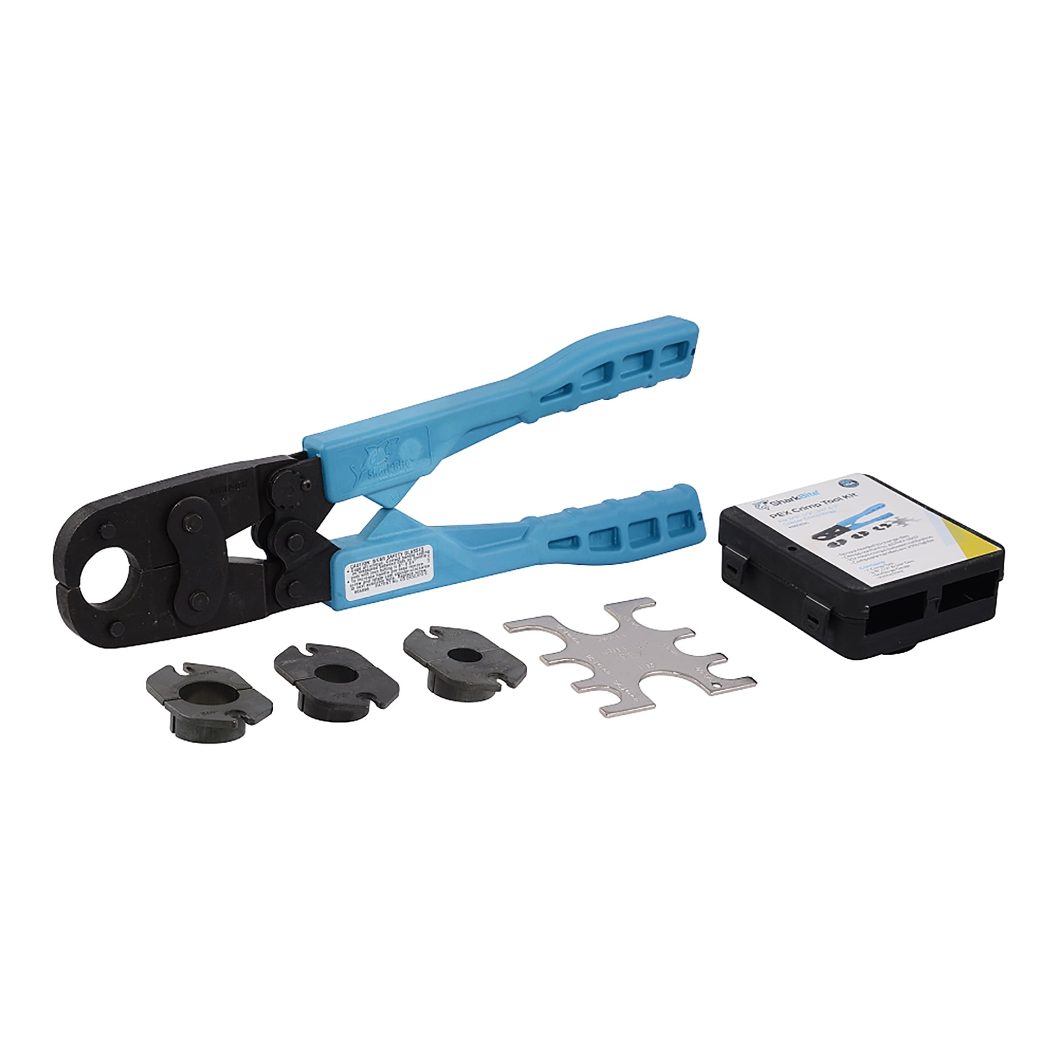 SharkBite 3/8, 1/2, 3/4, 1-in PEX crimp tool in the PEX Pipe, Fittings &  Specialty Tools department at