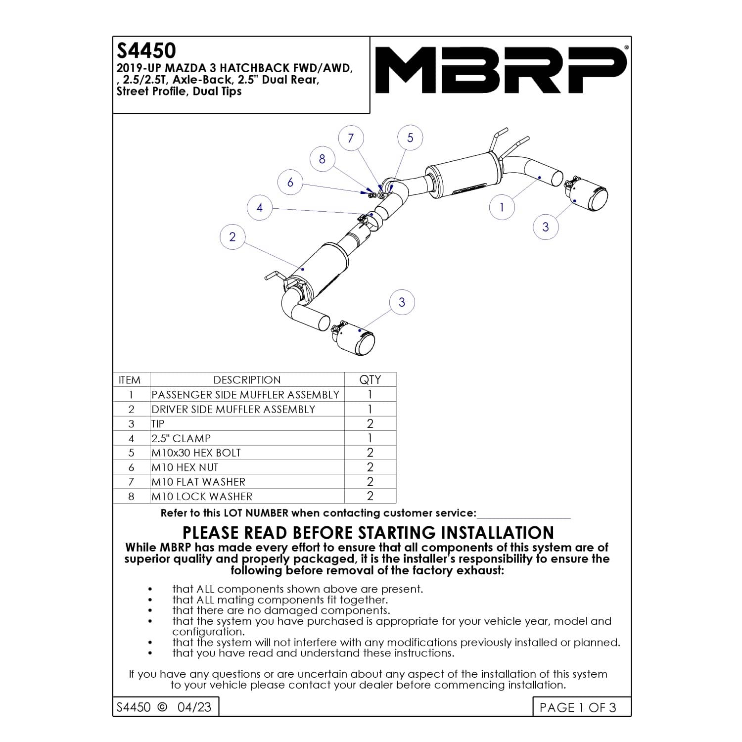 MBRP S4450304 Exterior-Car-Acc - View #2
