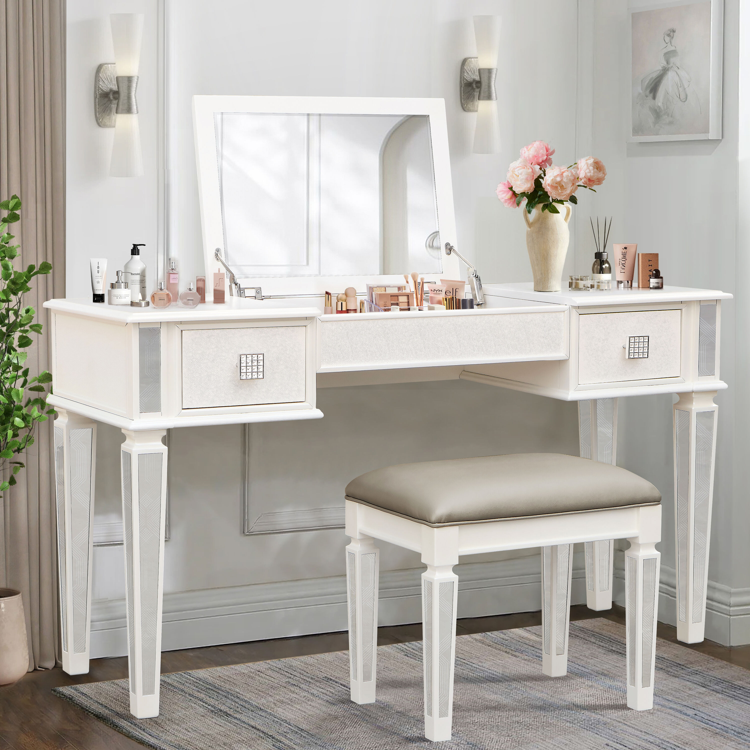 LOVMOR SF-WO-W2170P209976 Bedroom-Vanities - View #3