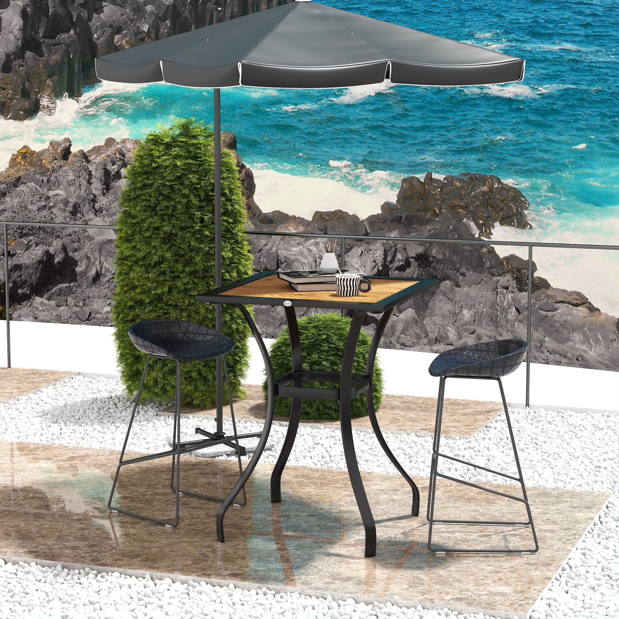 Miki Shinly AB-4476-237JJ Patio-Tables - View #6