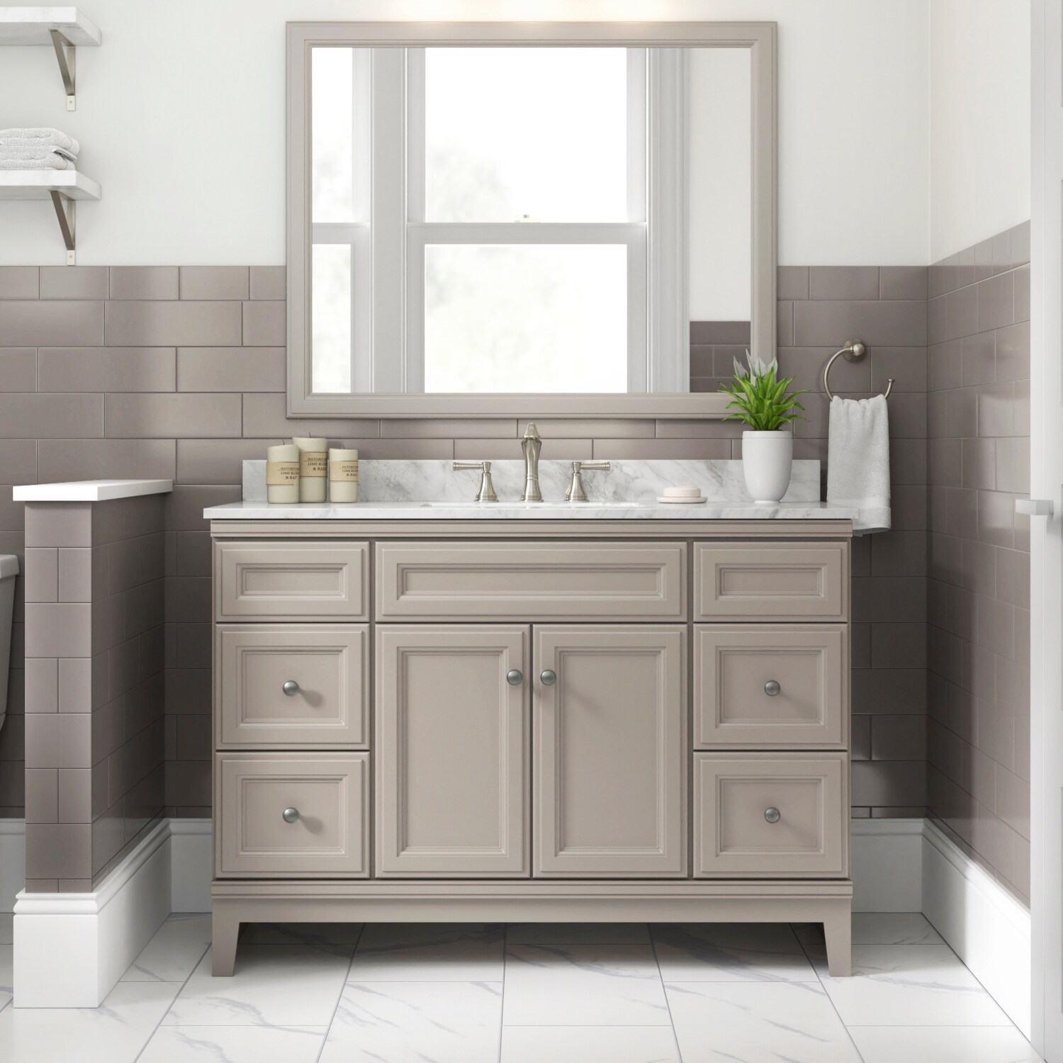 allen + roth 1029746 Wall-Trim-Accent-Tile - View #3