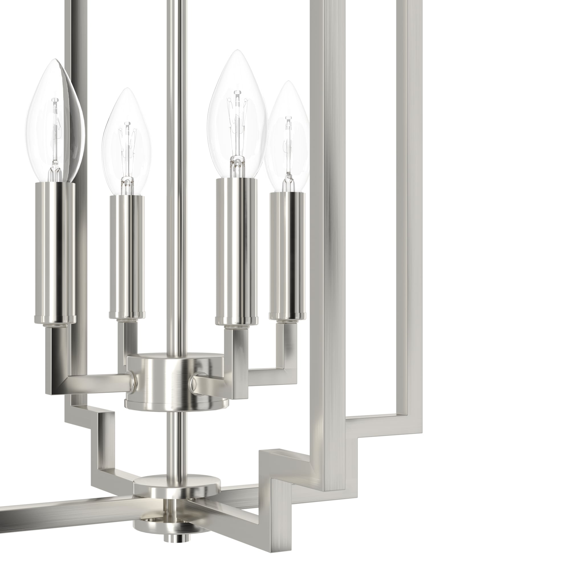 Zoanne Brushed Nickel 4-Light 14" Pendant
