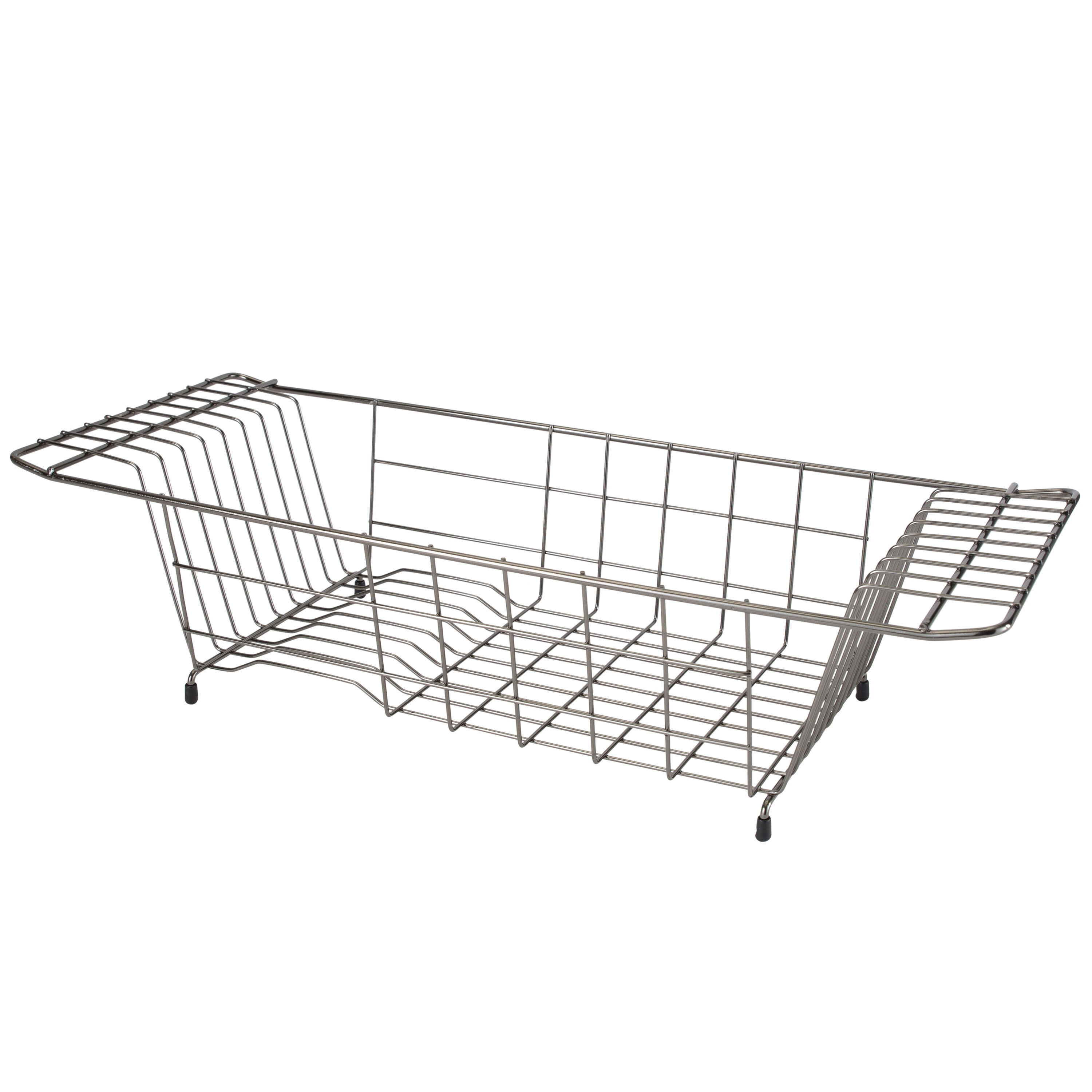 Kitchen Details 1.25-in W x 20-in L x 5-in H Metal Dish Rack in the Dish  Racks & Trays department at