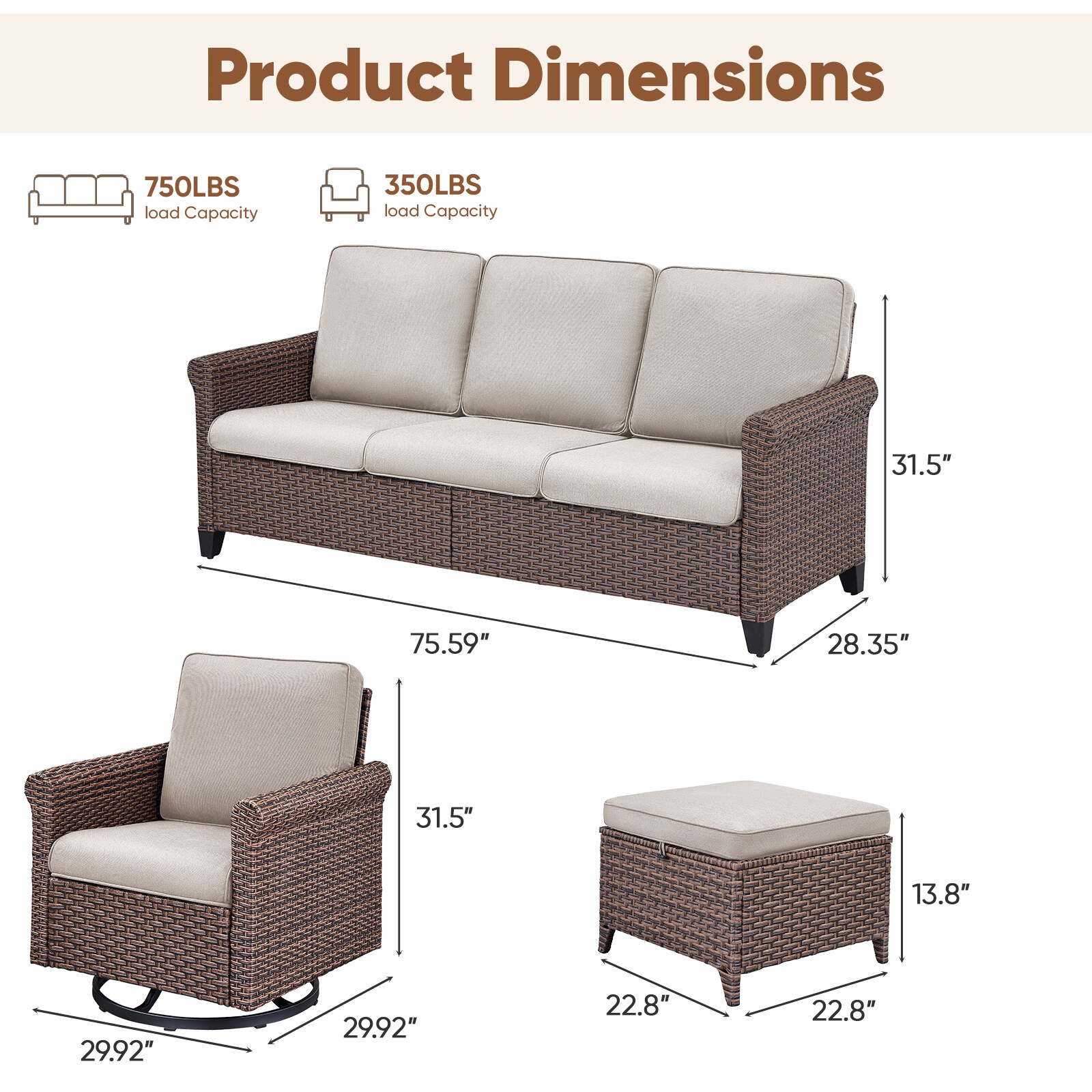 Rilyson FSWTB991241 Patio-Conversation-Sets - View #9