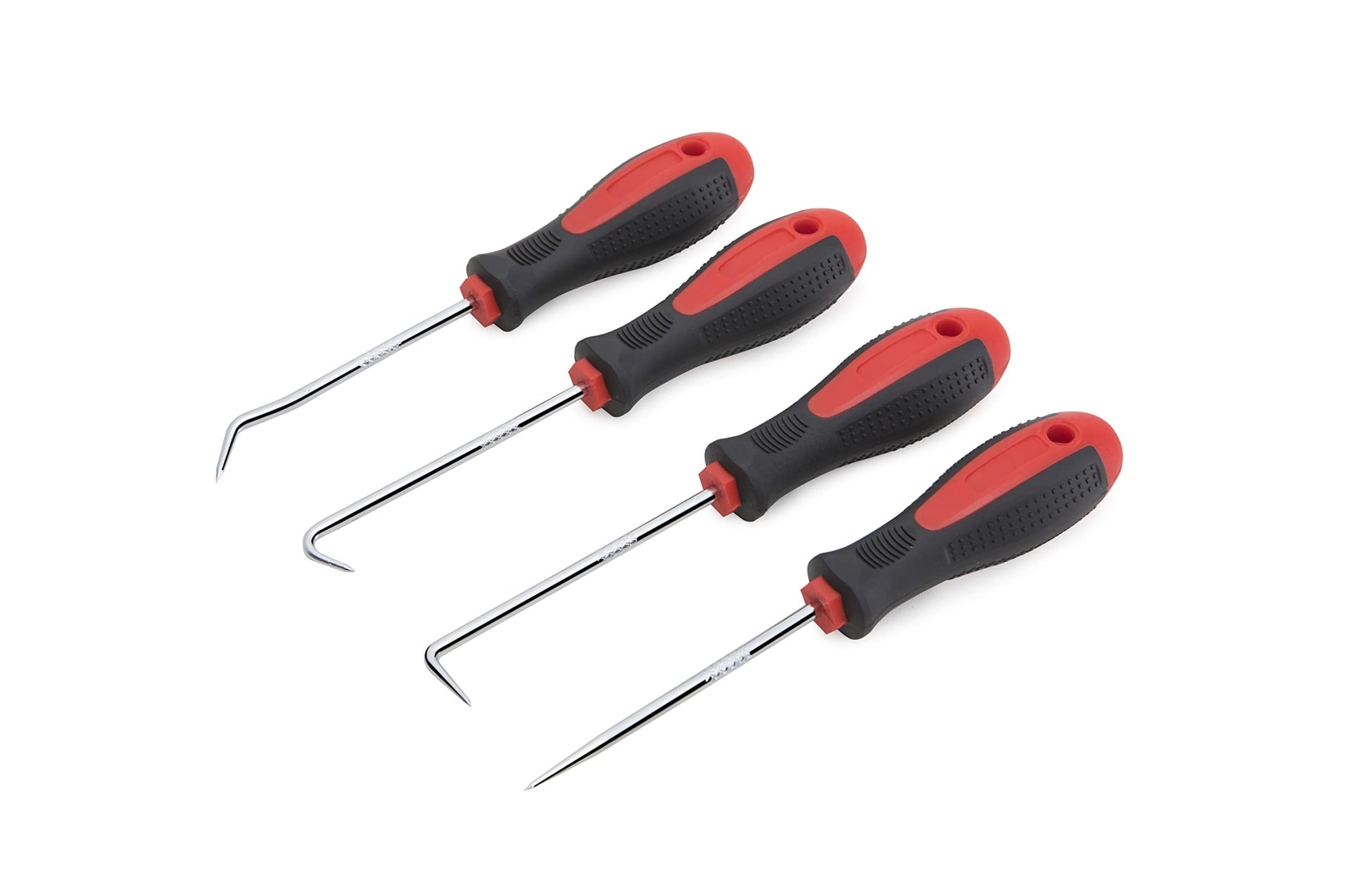 Etokfoks  4 Piece Precision Pick and Hook Set SAE Hand Tools with 90 Degree 45 Degree 135 Degree Straight Picks
