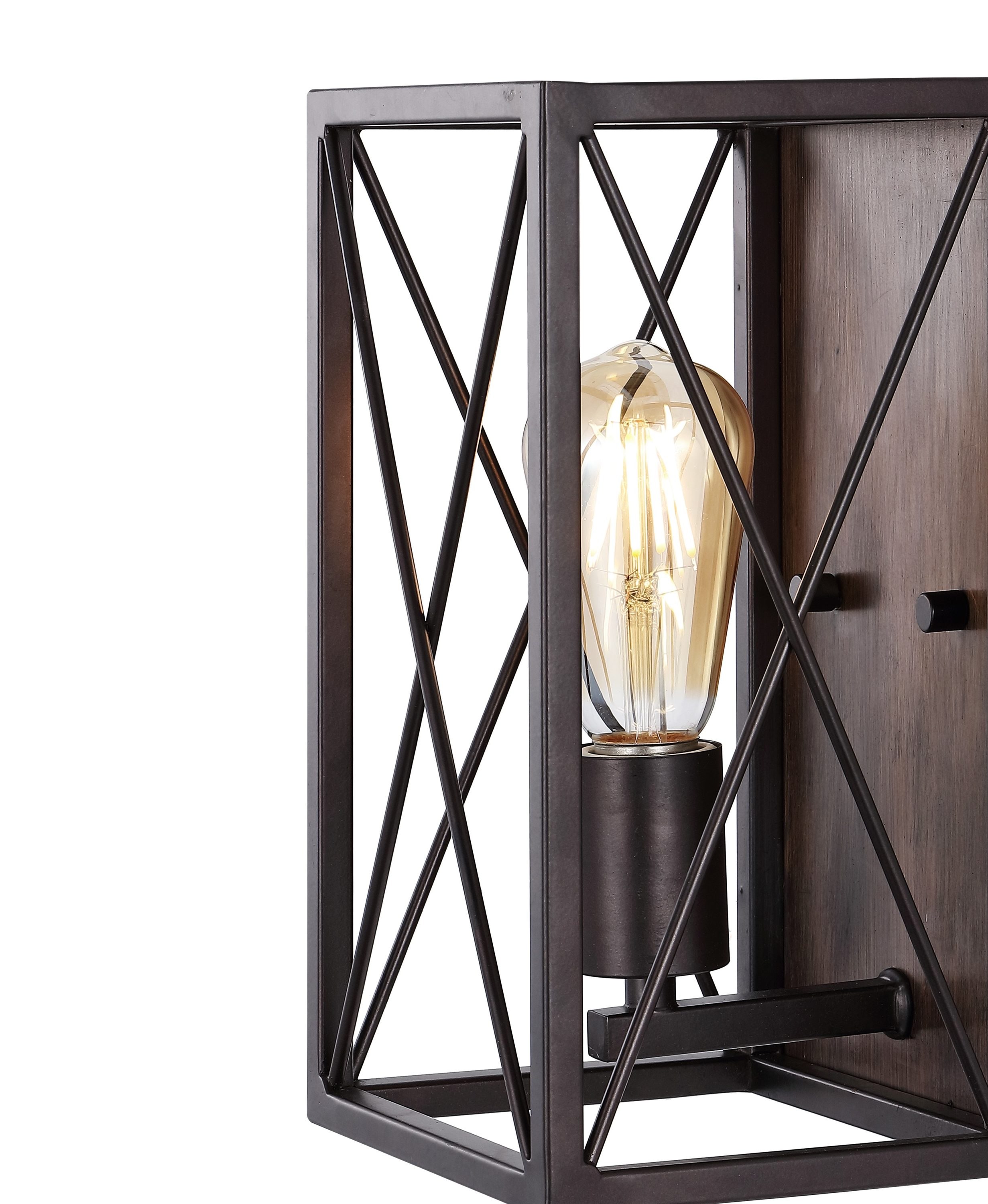 Norris 10.5" Bronze Industrial Rustic LED Wall Sconce