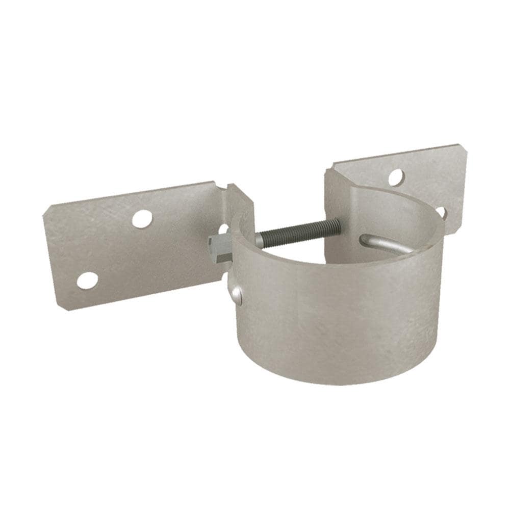 USP PRT2H-TZ 6-3/8-in 12 -Gauge Triple zinc Steel Pipe rail tie Wood to wood