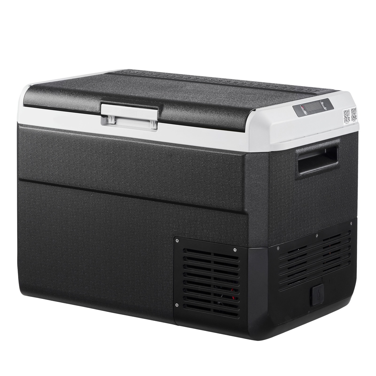 VEVOR SCWLCZBXX50L08131V1 12 Volt Car Refrigerator  52.8QT/50L Car Fridge  Portable Electric Cooler with -4degrees fahrenheit to 68degrees fahrenheit Adjustable Temperature  12/24V DC and 100- 240V AC Compressor Freezer for Outdoor  Camping  Travel  RV