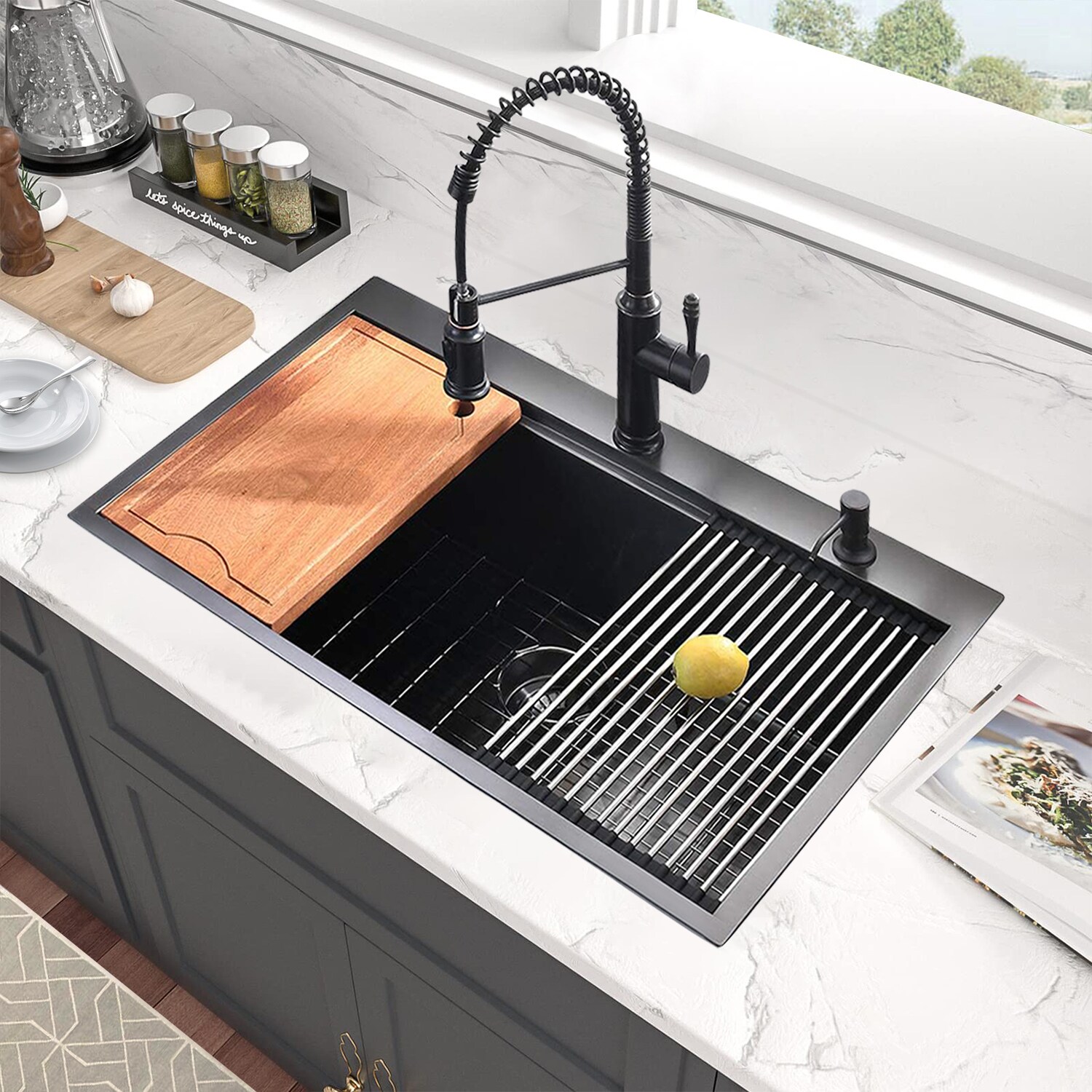 Tatayosi JL-B322MB Kitchen-Sinks - View #2