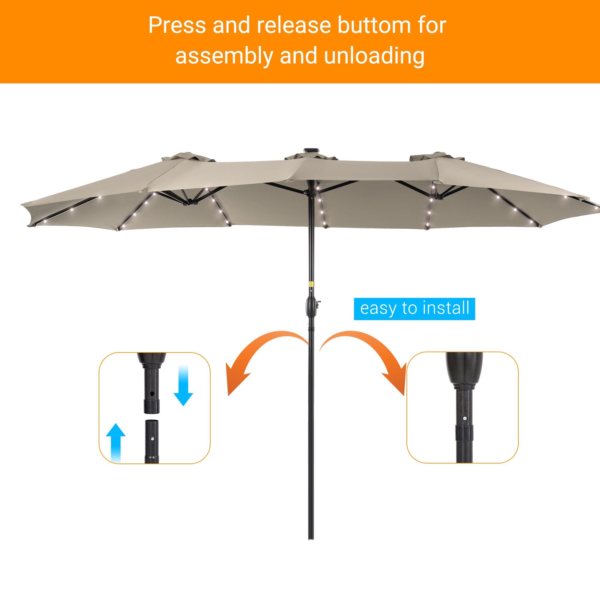 Sonkuki SD-LED159SD-BASE Umbrellas-2 - View #4