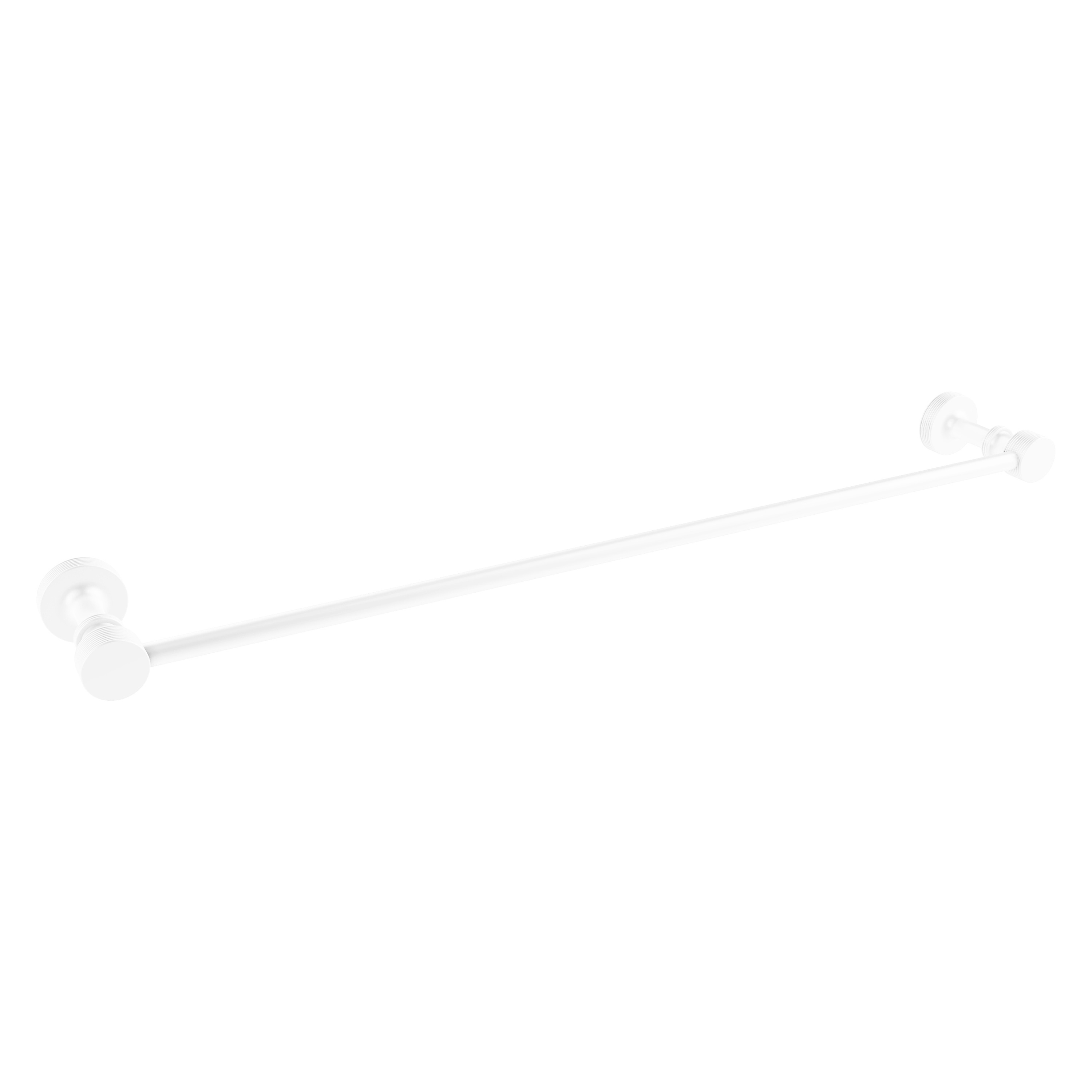 Allied Brass FT-21/36-WHM Foxtrot 36-in Matte White Wall mount Single Towel Bar