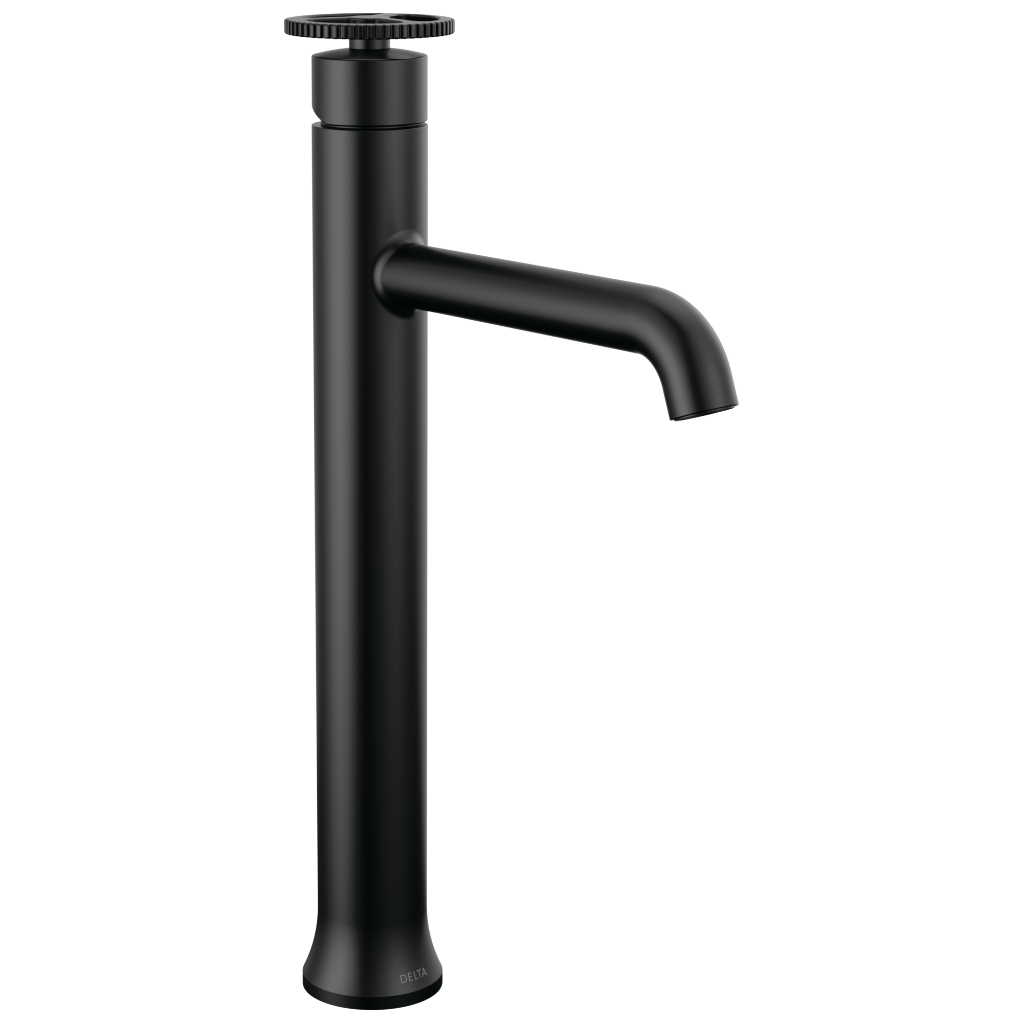 Delta 758-BL-DST Trinsic Matte Black Vessel 1-handle WaterSense Low-arc Residential Handle Bathroom Sink Faucet
