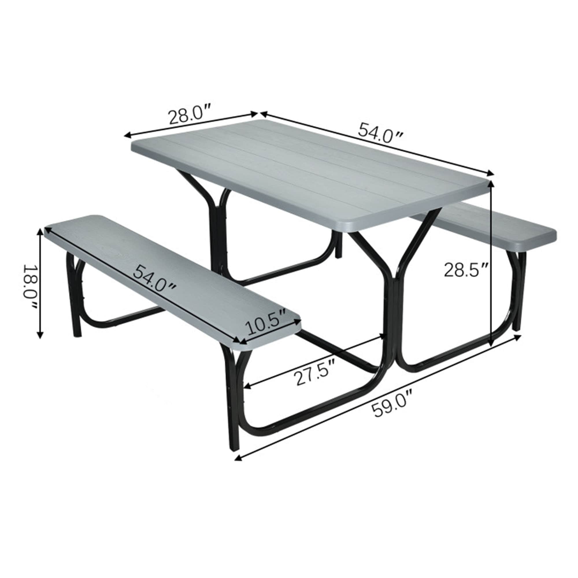 BABOOM BOM-3499GR-CO Picnic-Tables - View #3