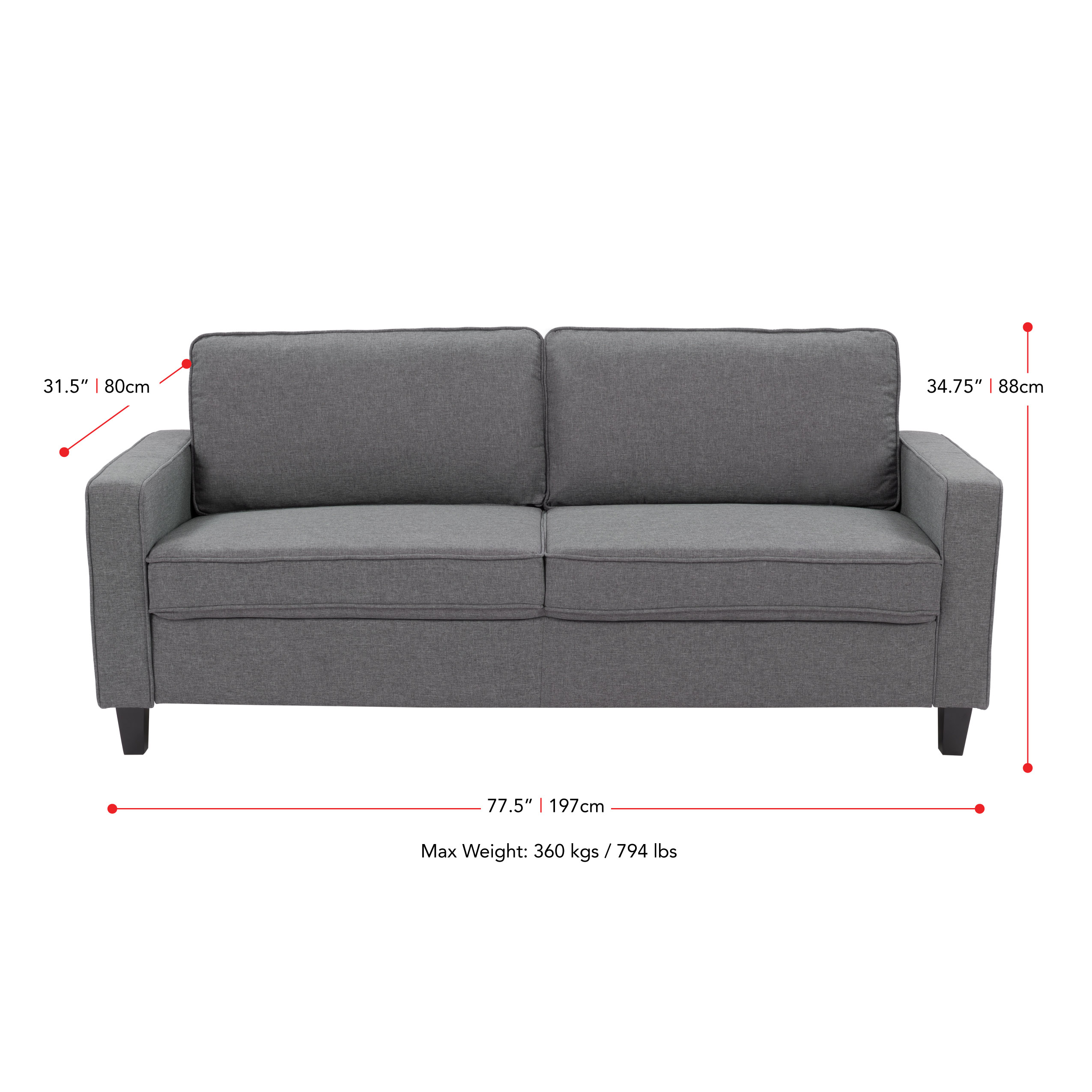 CorLiving LGA-304-S Sofas-Loveseats - View #4