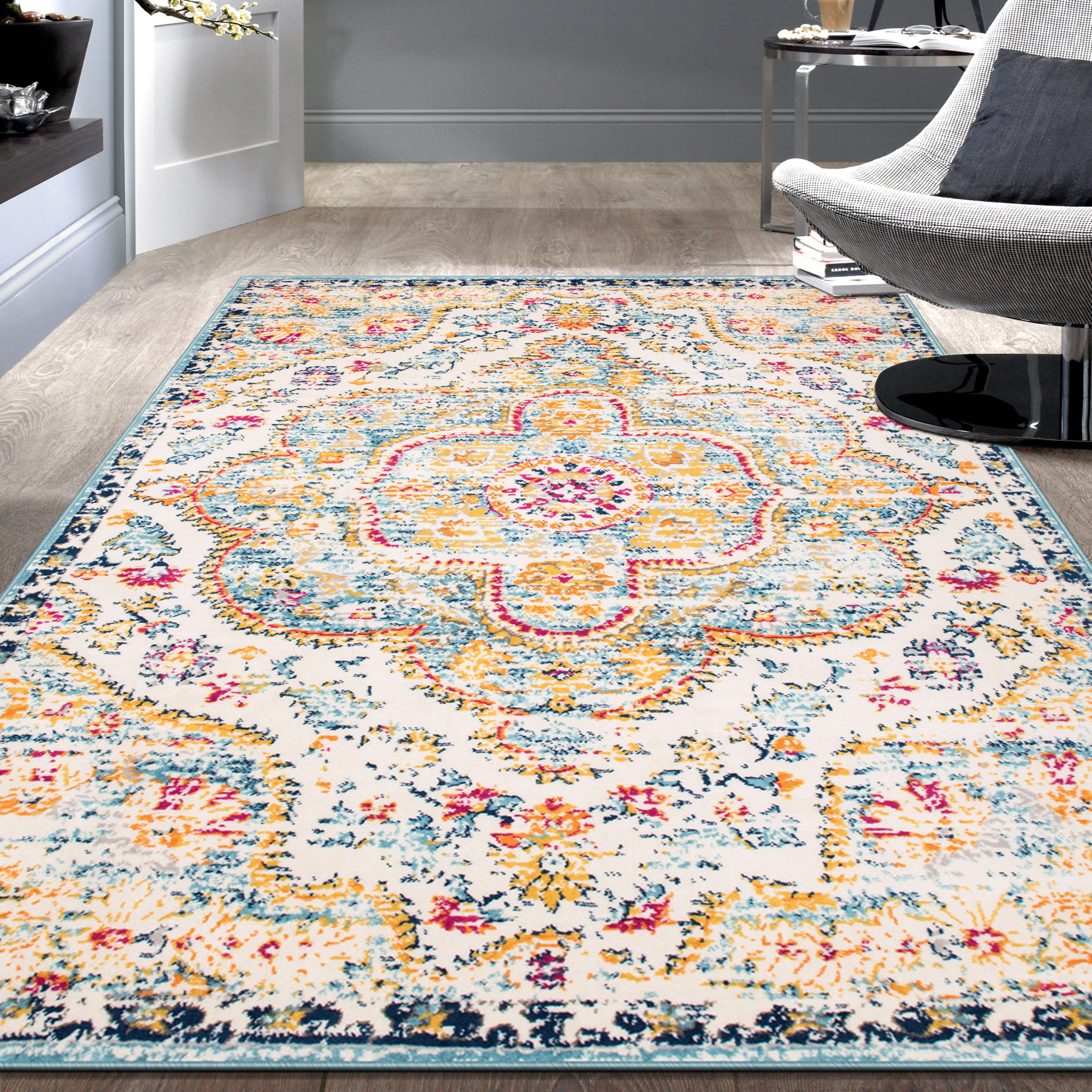 World Rug Gallery MON836BLUE8X10 rugs - View #3