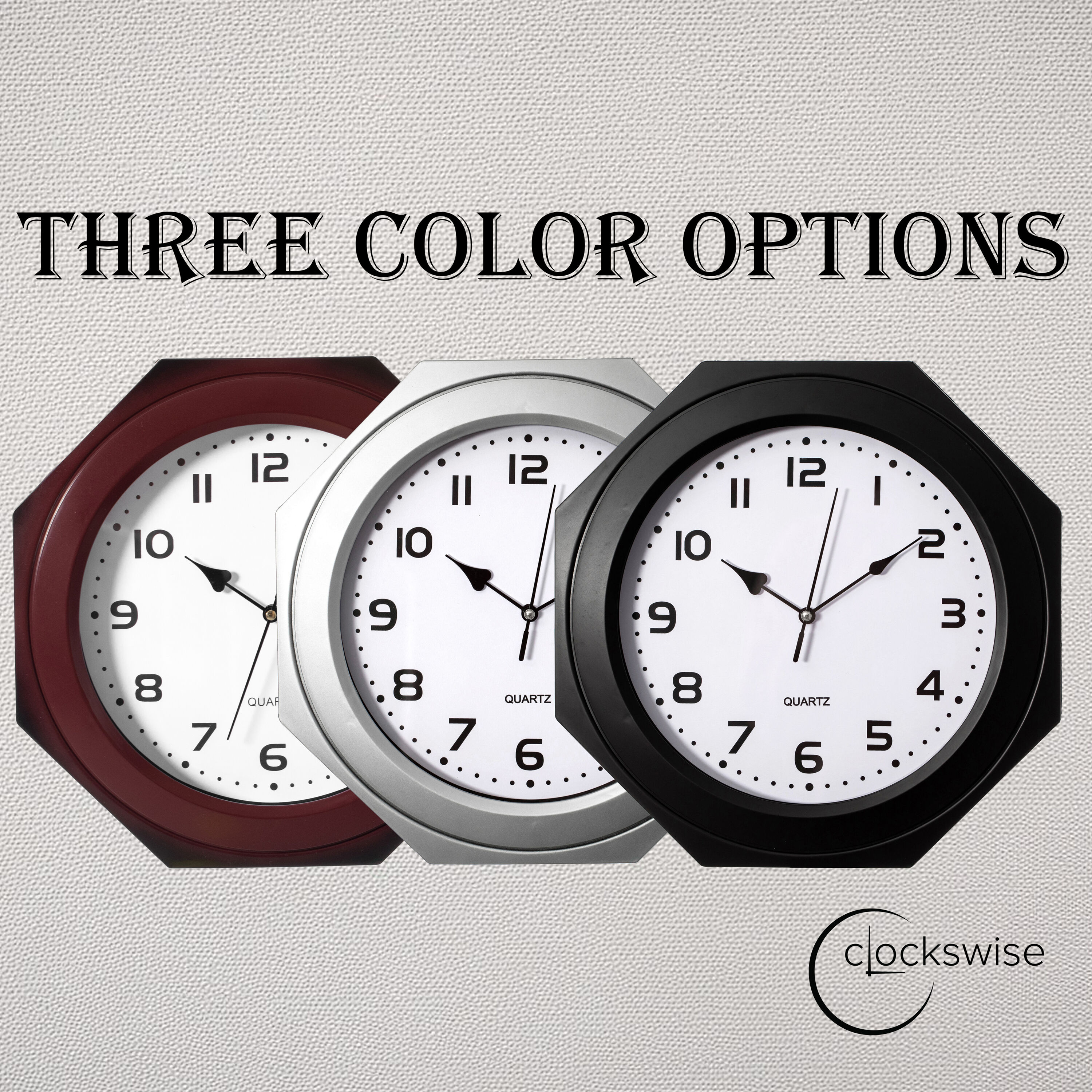 Clockswise QI004143.BK Indoor-Outdoor-Clocks - View #6