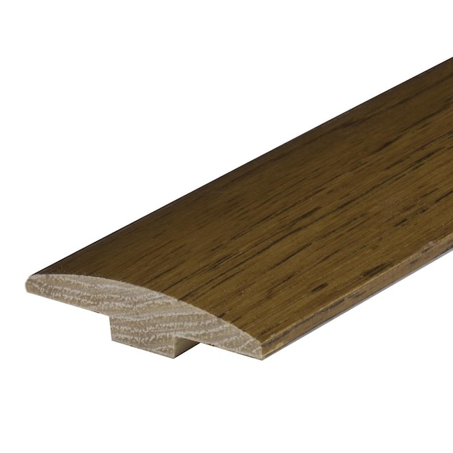 Flexco Honey Gravel 0.46-in T x 2-in W x 78-in L Solid Wood Floor T-moulding Flexco Honey Gravel 0.46-in T x 2-in W x 78-in L Solid Wood Floor T-moulding