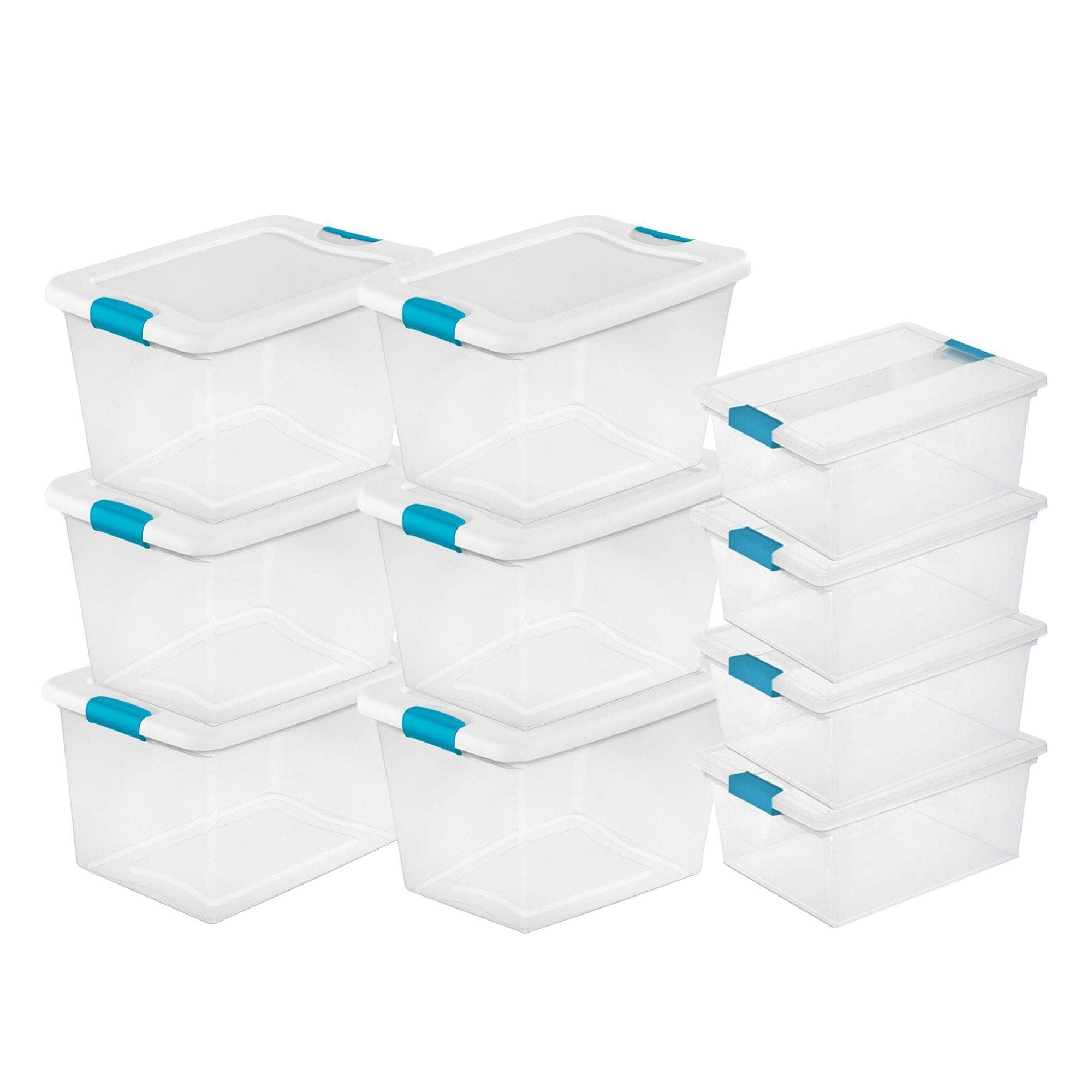 Feiona 4Pack Food Containers for with Lids Leakproof Food Storage