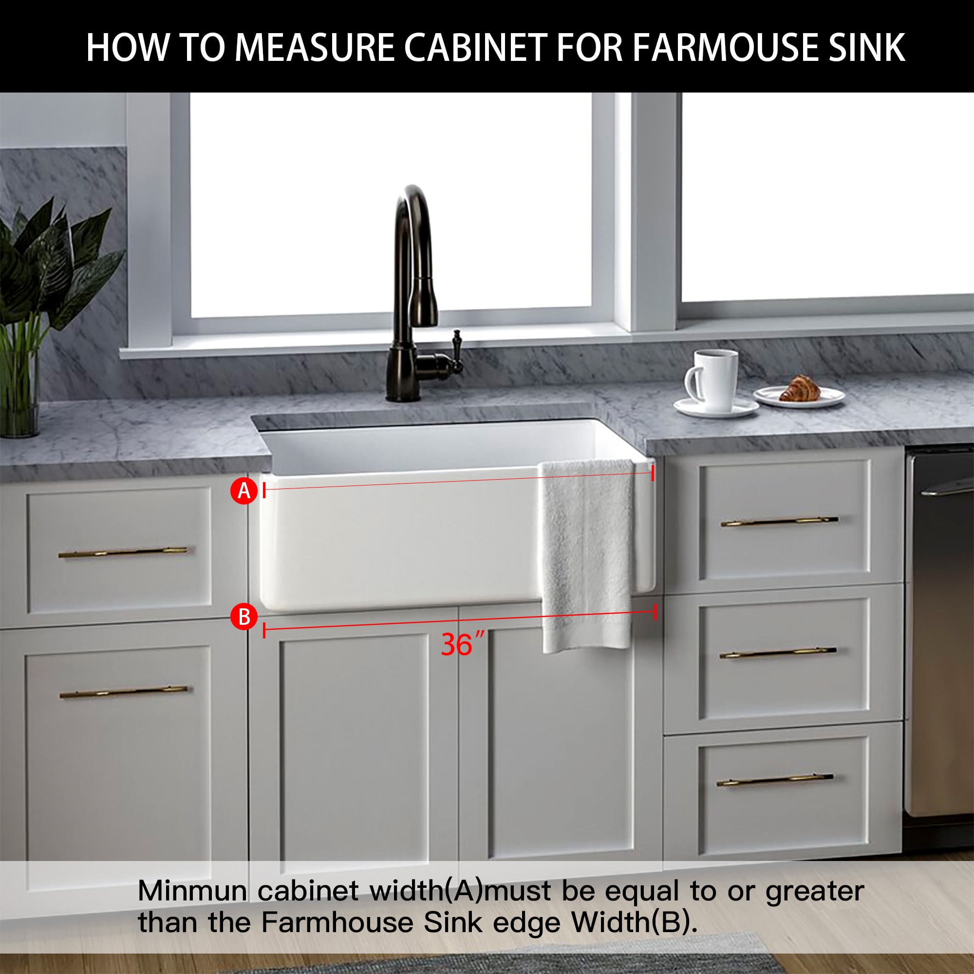 Clihome HS-KB-3618SQ Kitchen-Sinks - View #6