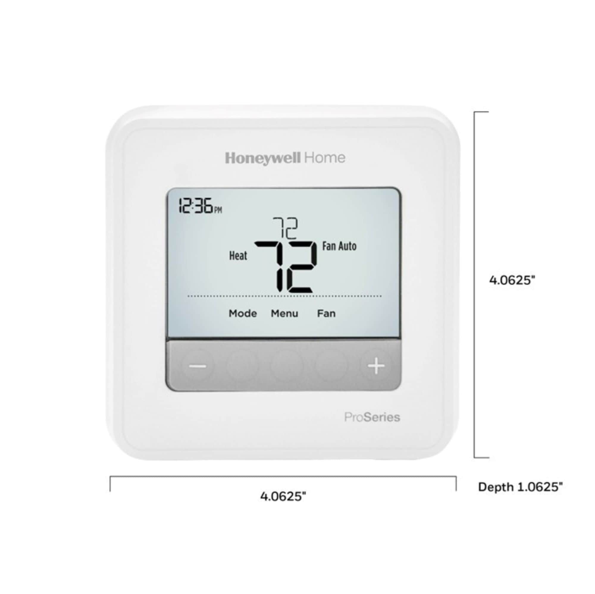 Honeywell Thermostat d'ambiance filaire programmable hebdomadaire T4