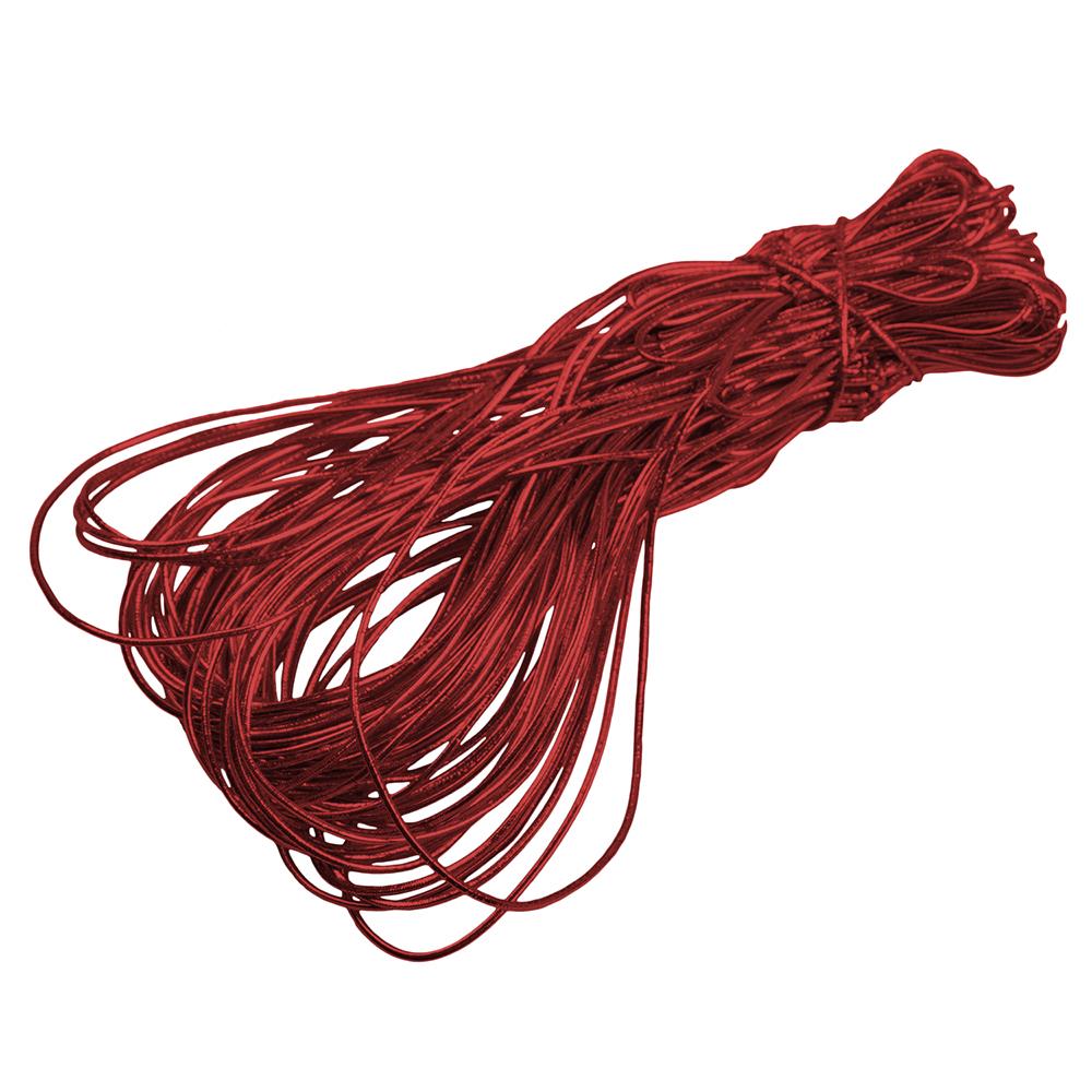 JAM Paper 50-Pack 1.83-ft Red Metallic Polypropylene String String