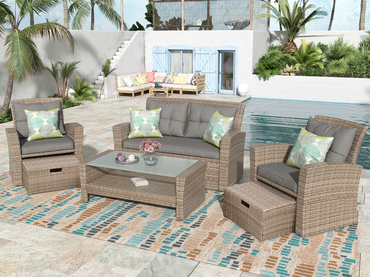 Bybafun YA0200271 Patio-Conversation-Sets - View #14