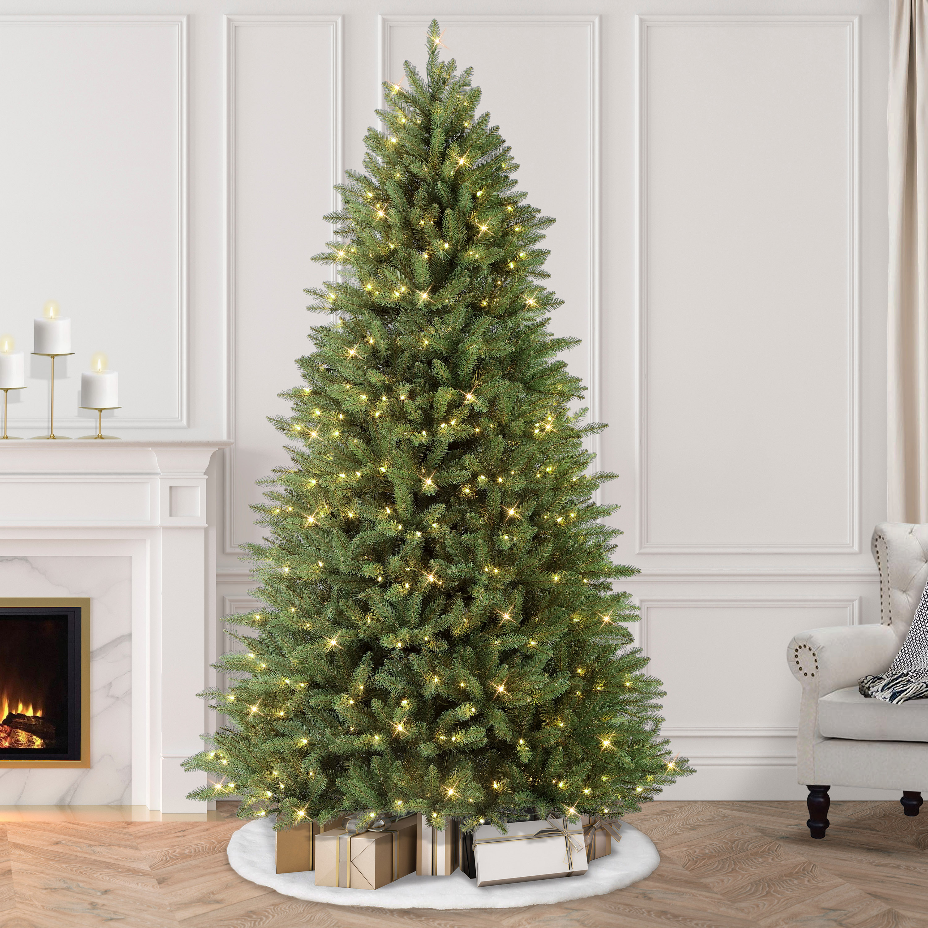 Puleo International FFRA-75C6 Artificial-Christmas-Trees - View #4