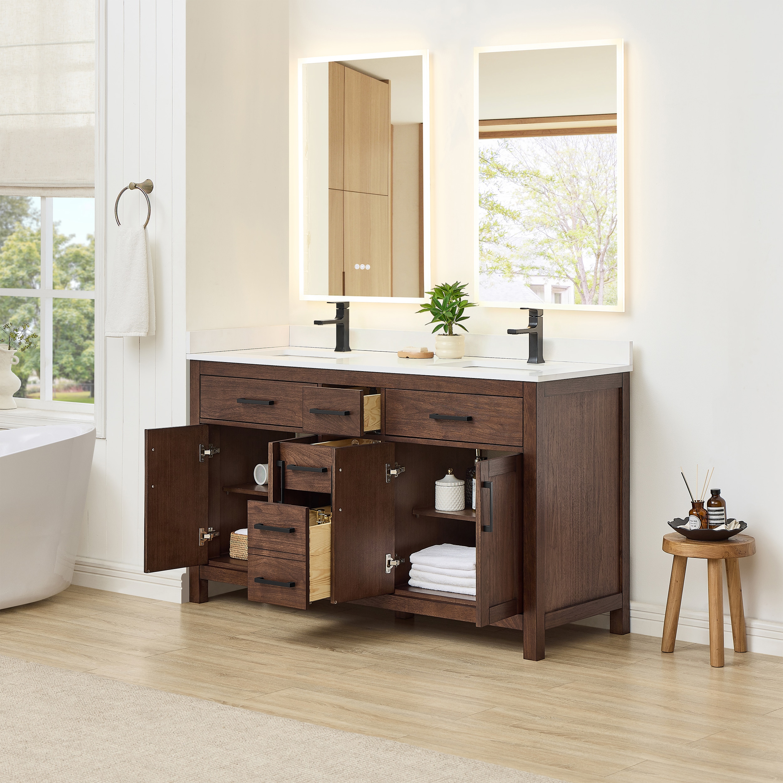 Wyndham Collection WCG242460DDBWCUNSMXX Bath-Vanity-Combo - View #3