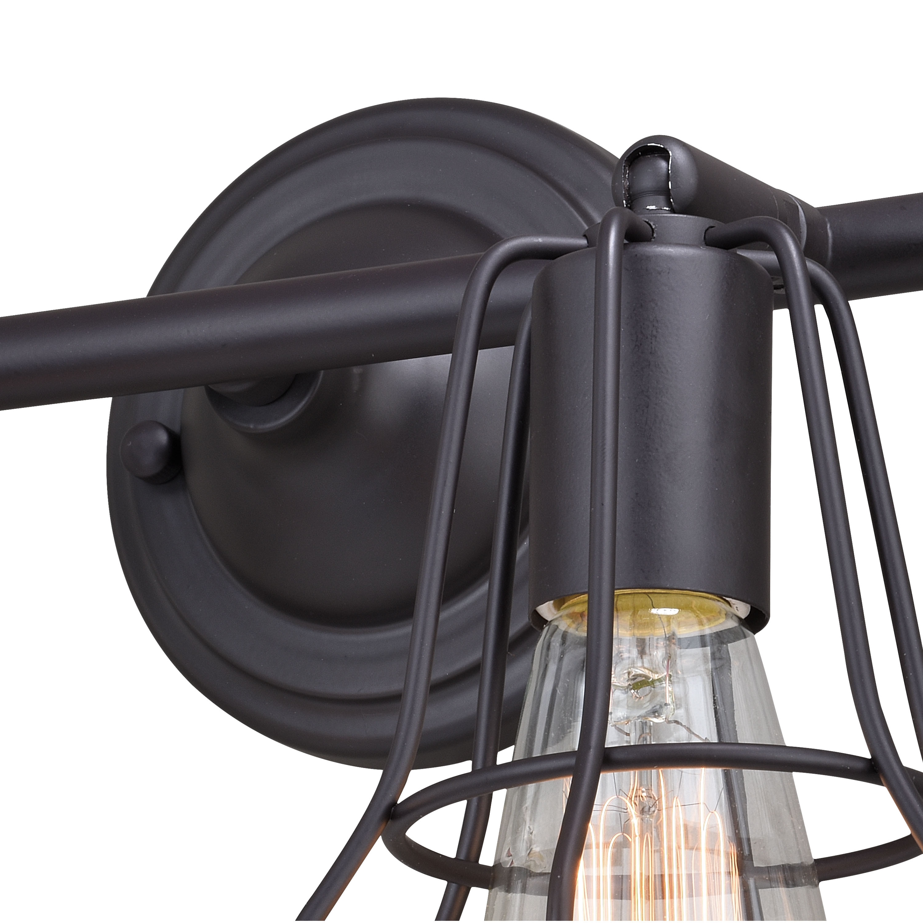 Urban Loft 14'' Bronze Adjustable Bell-Shaped Vanity Light