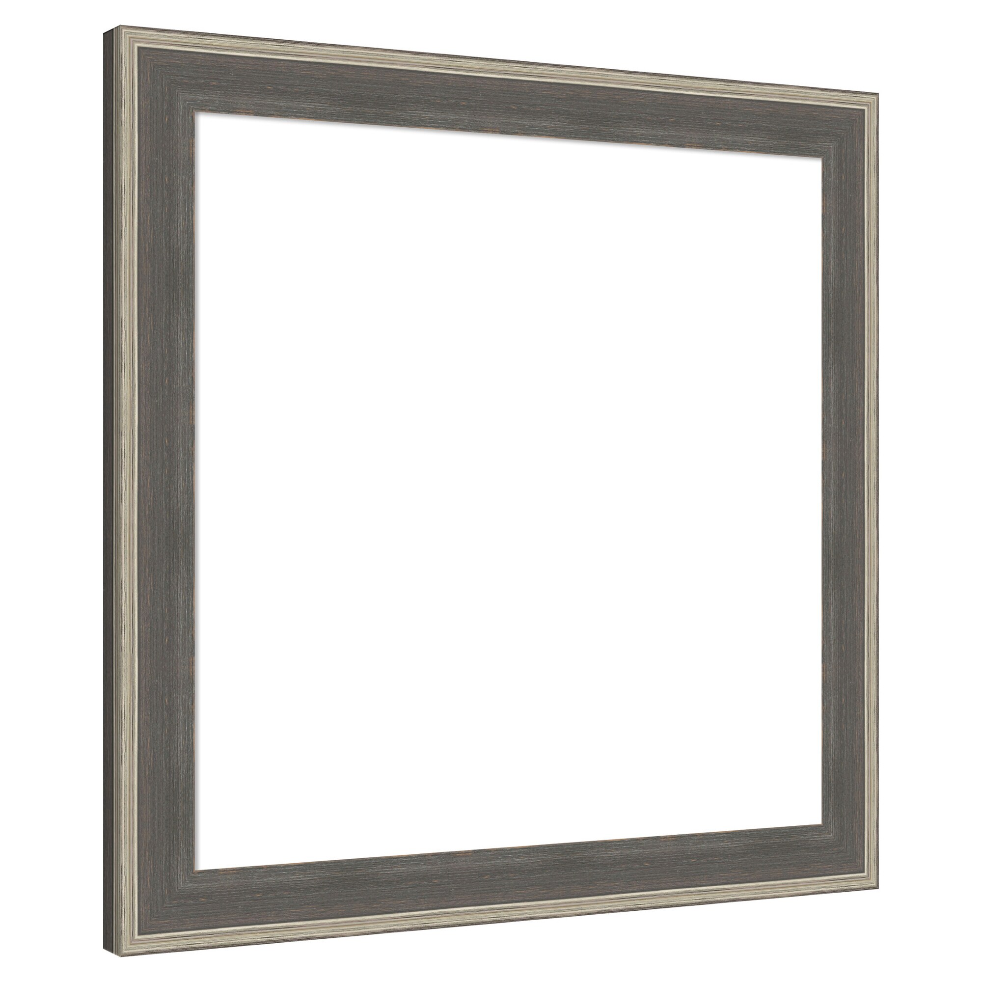 Amanti Art  Cottage Grey Silver Framed Dry Erase Magnetic Board 29 x 29 in. Organization Boards