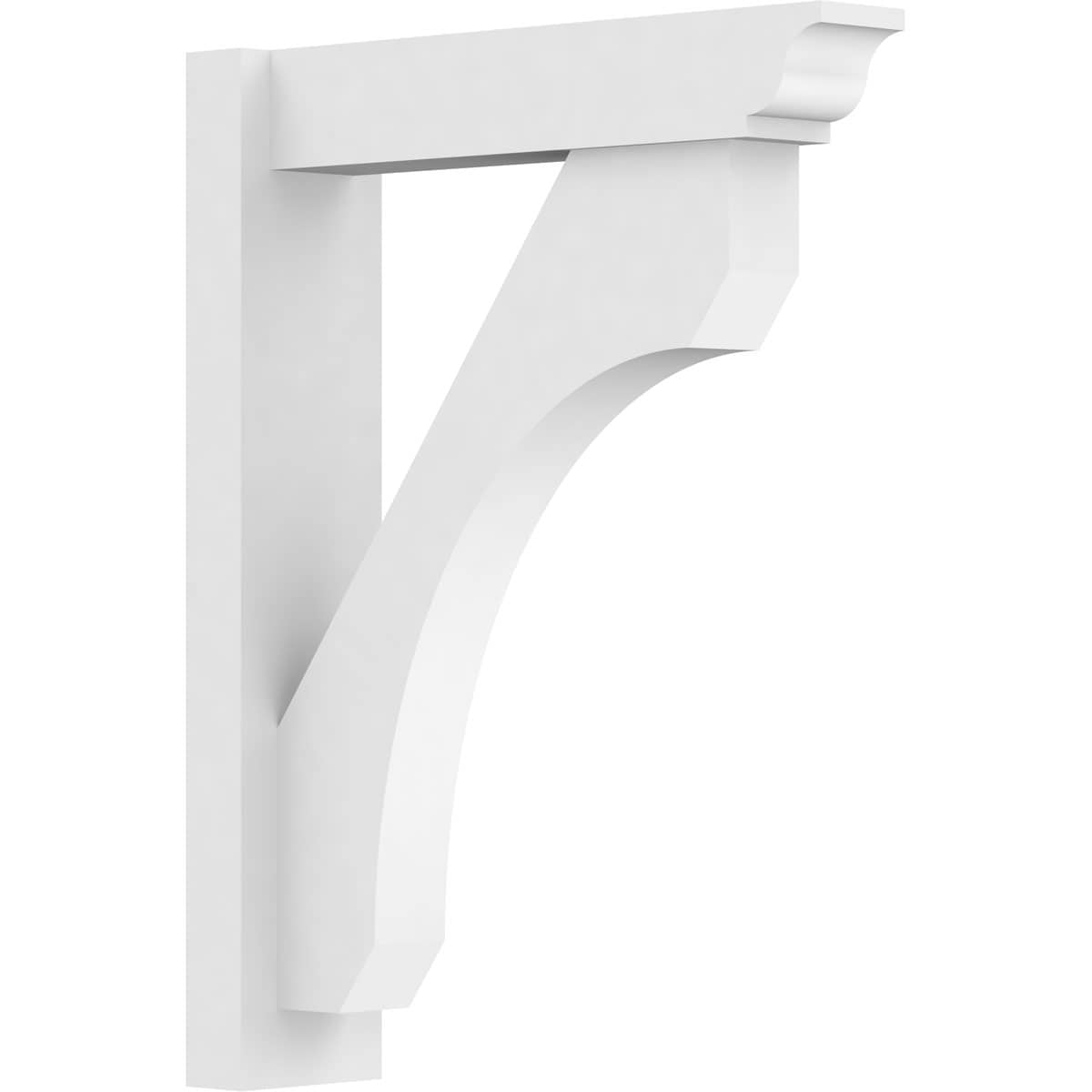Ekena Millwork OUTP05X20X26LEC01 5-in W X 20-in D X 26-in H Legacy Architectural Grade PVC Outlooker with Traditional Ends