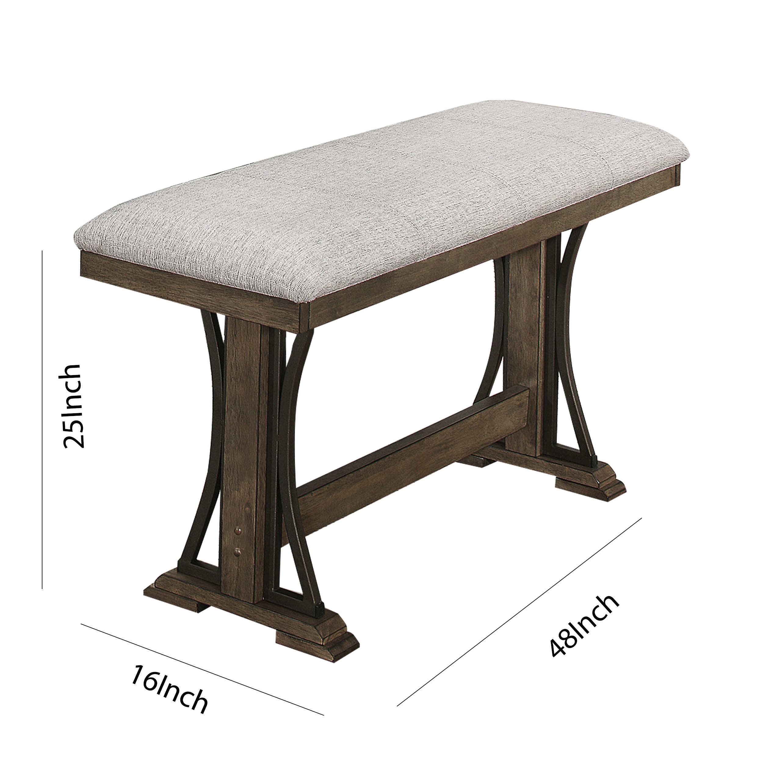 Benzara BM215472 bench - View #5