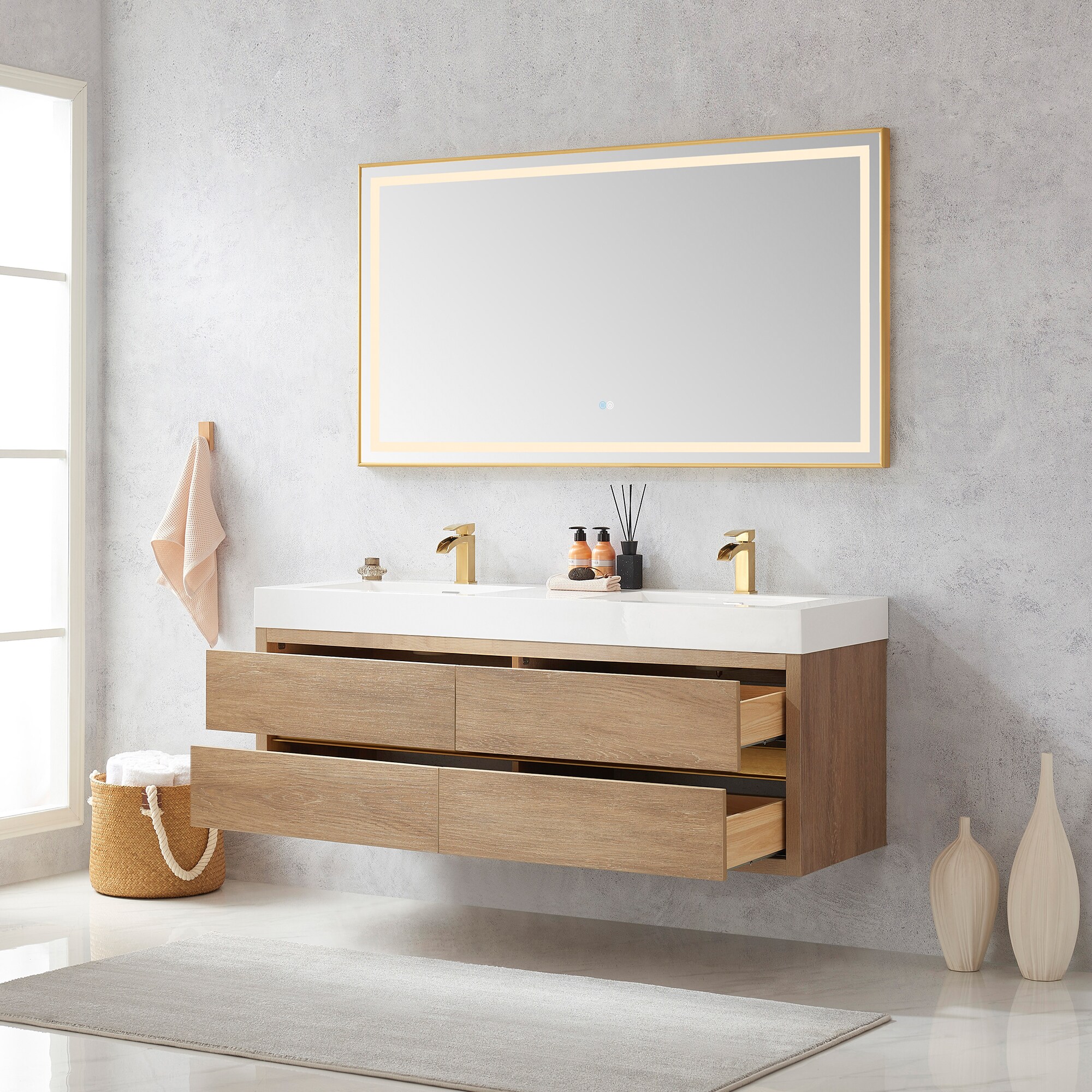 Vinnova 703160M-NO-WH Bath-Vanity-Combo - View #5