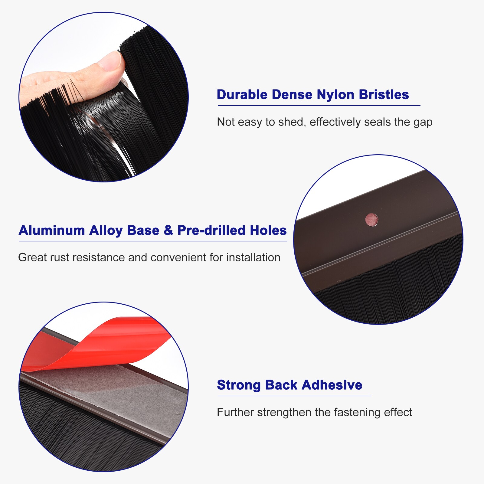 Unique Bargains S25072801UX1553 Door-Sweeps - View #3