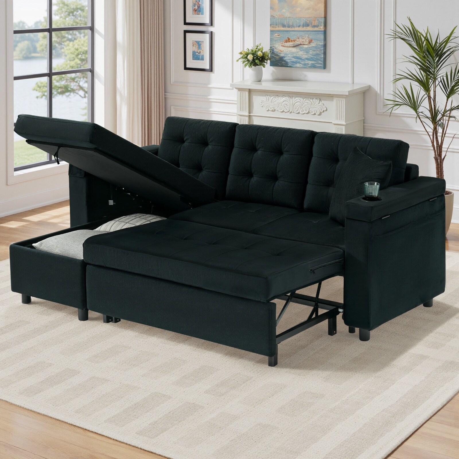 Pocassy GREATANTS-004BKABC Sofas-Loveseats - View #2