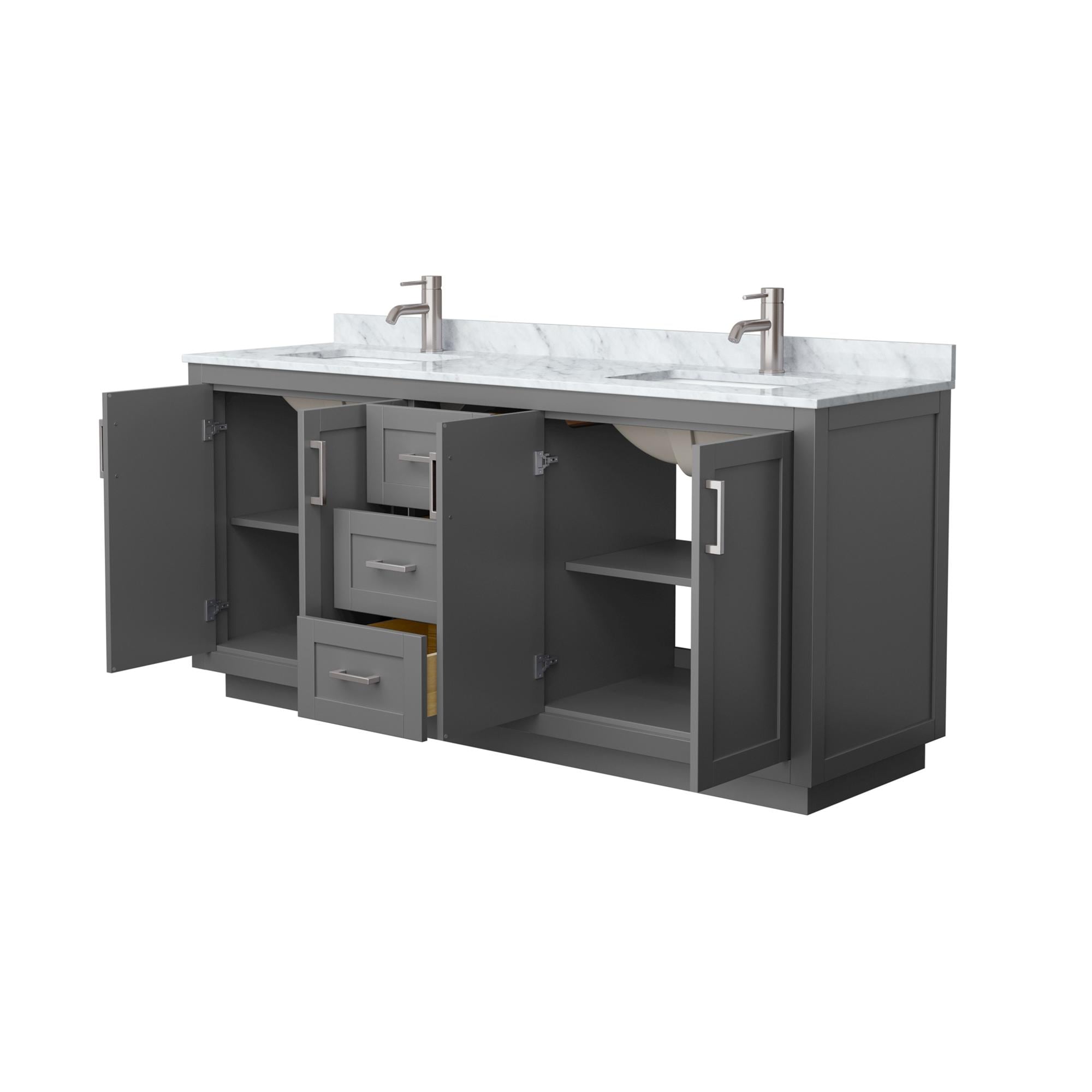 Wyndham Collection WCF292972DKGCMUNSMXX Bath-Vanity-Combo - View #3