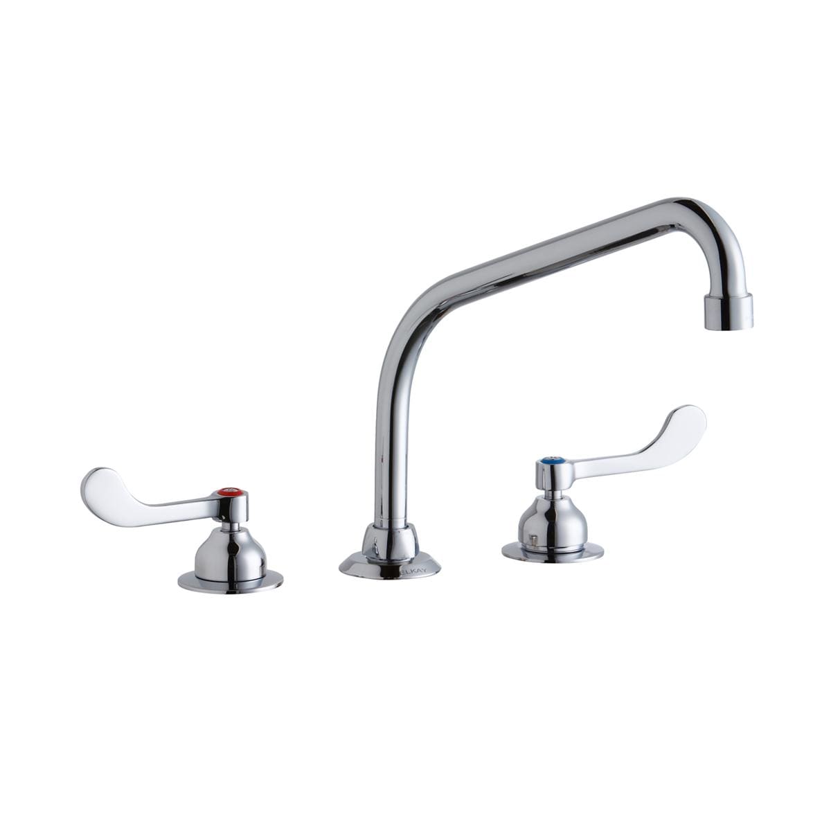 Elkay Chrome Double Handle High-arc Commercial Kitchen Faucet At Lowes.com