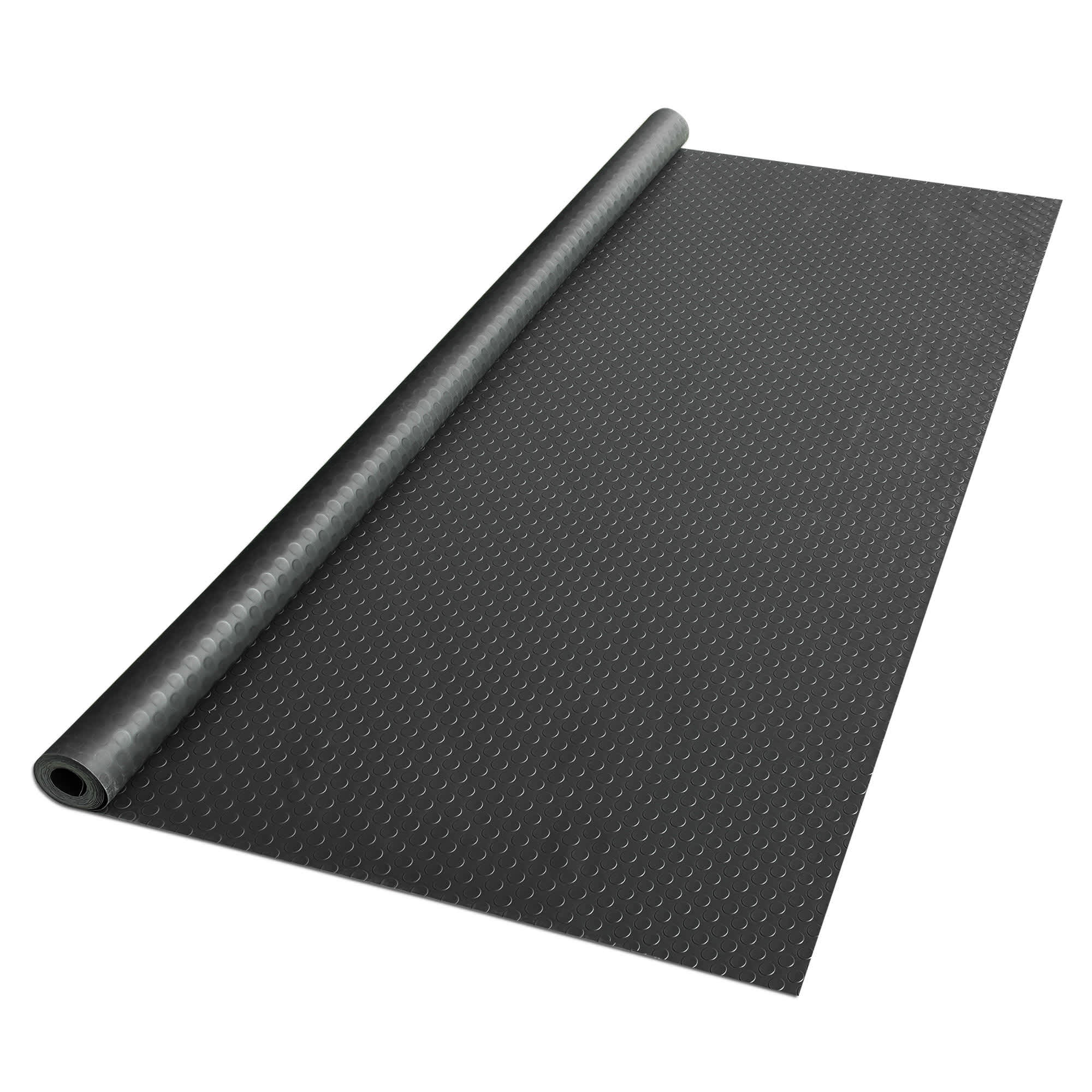 Yescom 33GFM001-17YD-06-LO Garage Floor Mat Roll 19.5x6.5 Ft Non slip Parking Protect Cover Workshop Under Car DIY PVC Flooring