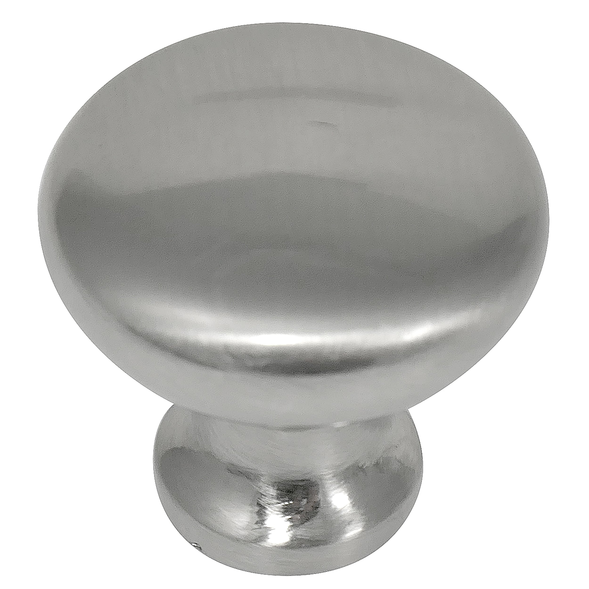 allen + roth 1-1/4-in Polished Brass Round Contemporary Cabinet Knob