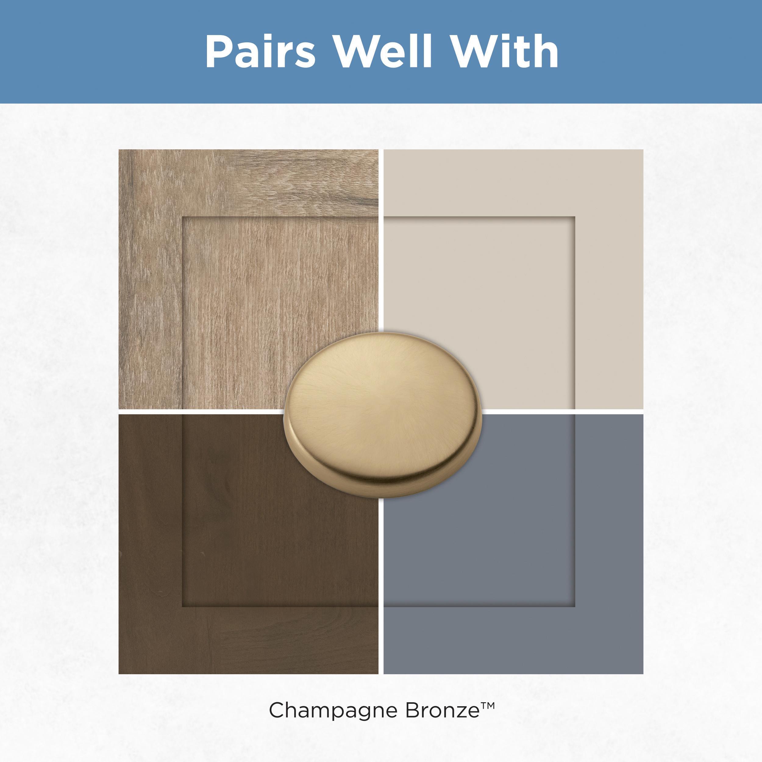 Brainerd Elegant Bail 3-in Center to Center Champagne Bronze Novelty Bail/ Drop Drawer Pulls in the Drawer Pulls department at
