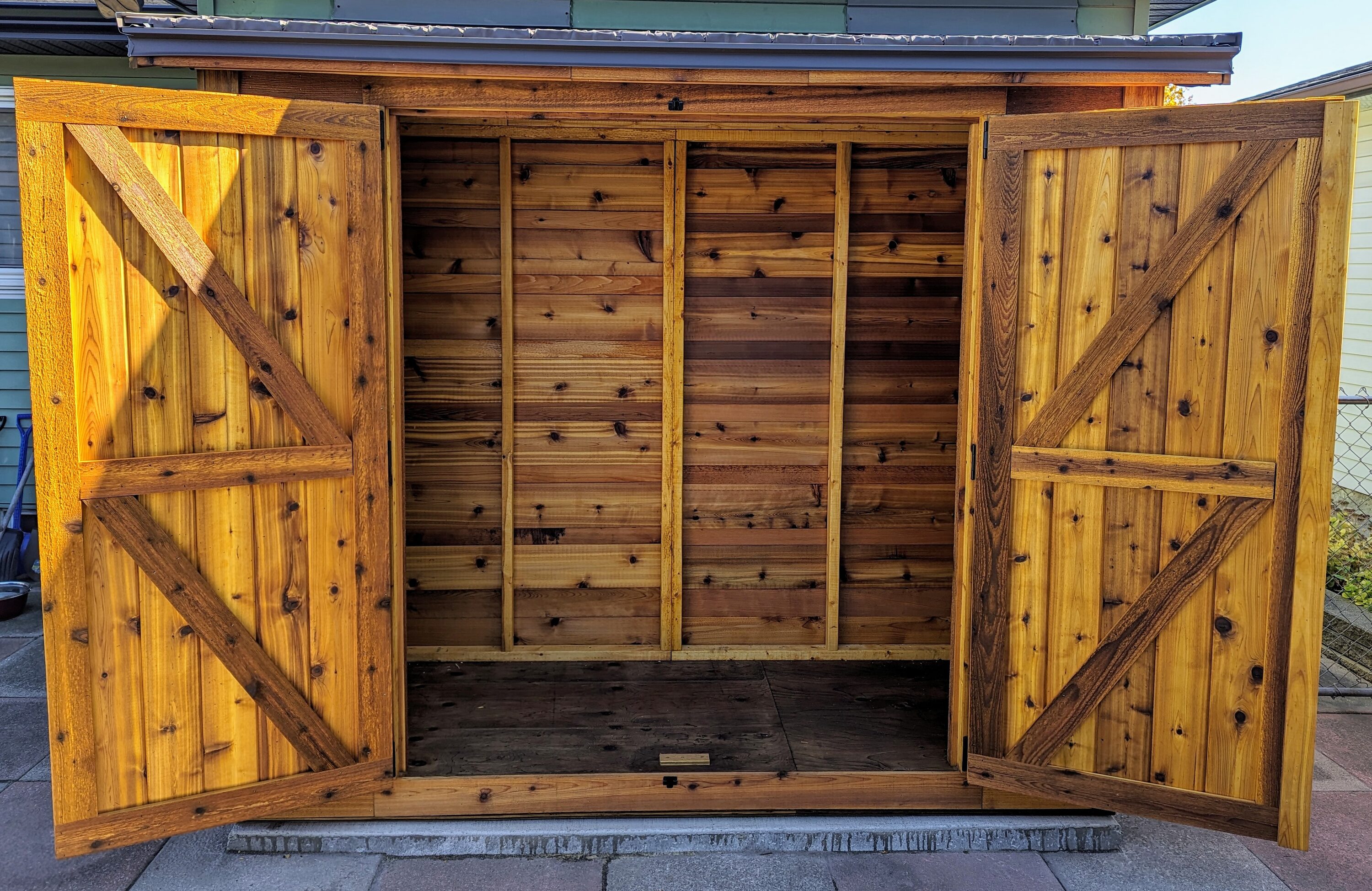 Cedarshed B63DD Wood-Storage-Buildings - View #5