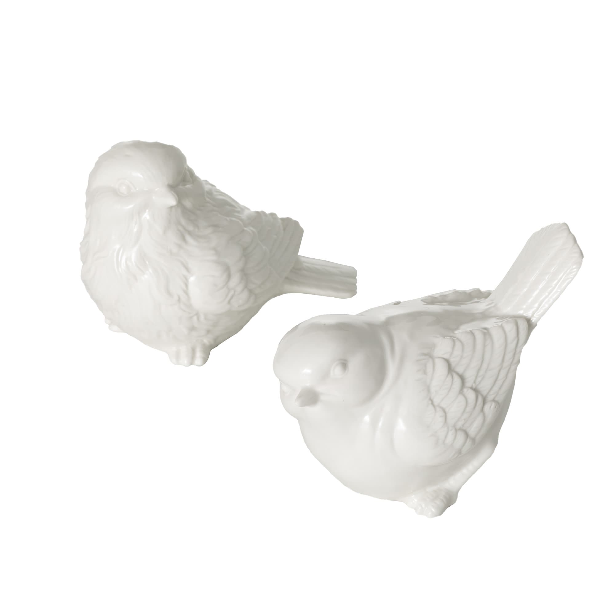 Sullivans N3054 2 -Pack White Ceramic Casual Figurine