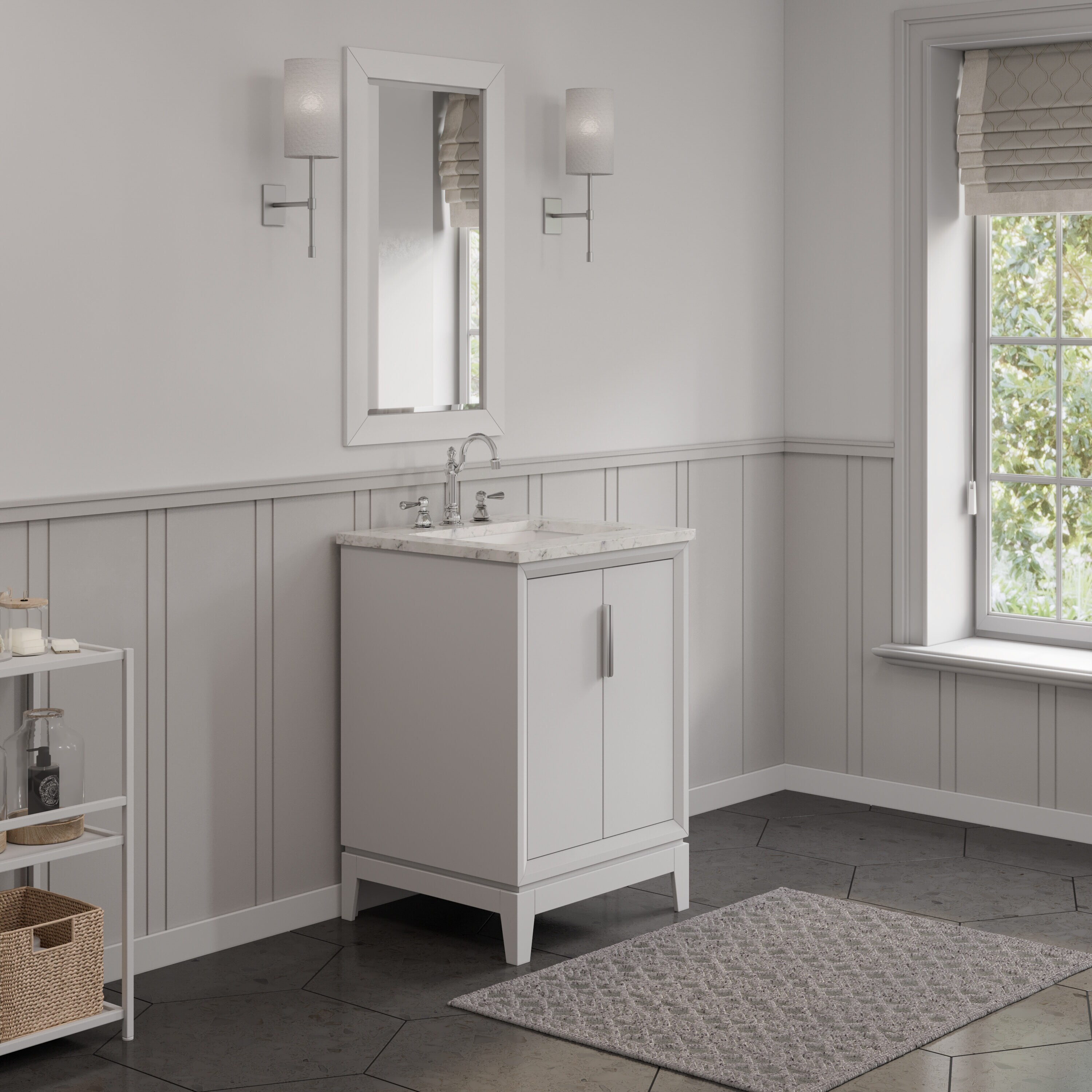 Water Creation VEL024CWPW43 Bath-Vanity-Combo - View #2