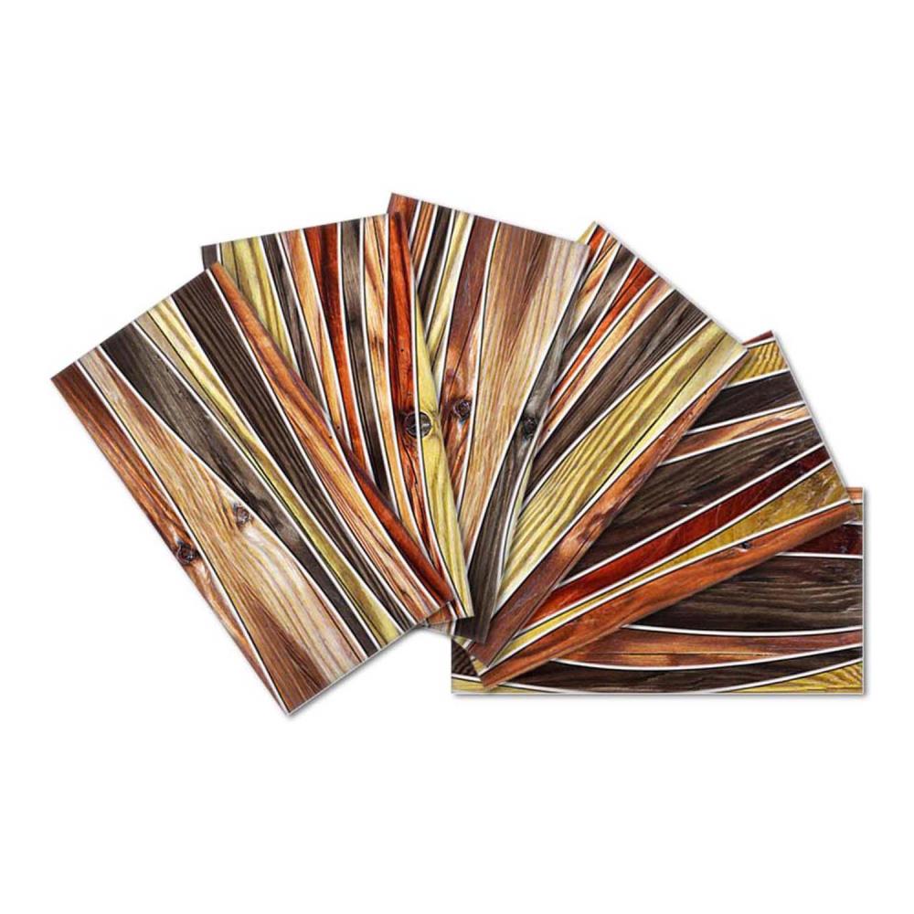 Instant Mosaic 1410301 SkinnyTile 48-Pack Multicolor 3-in x 6-in Glossy Glass Random Wall Tile