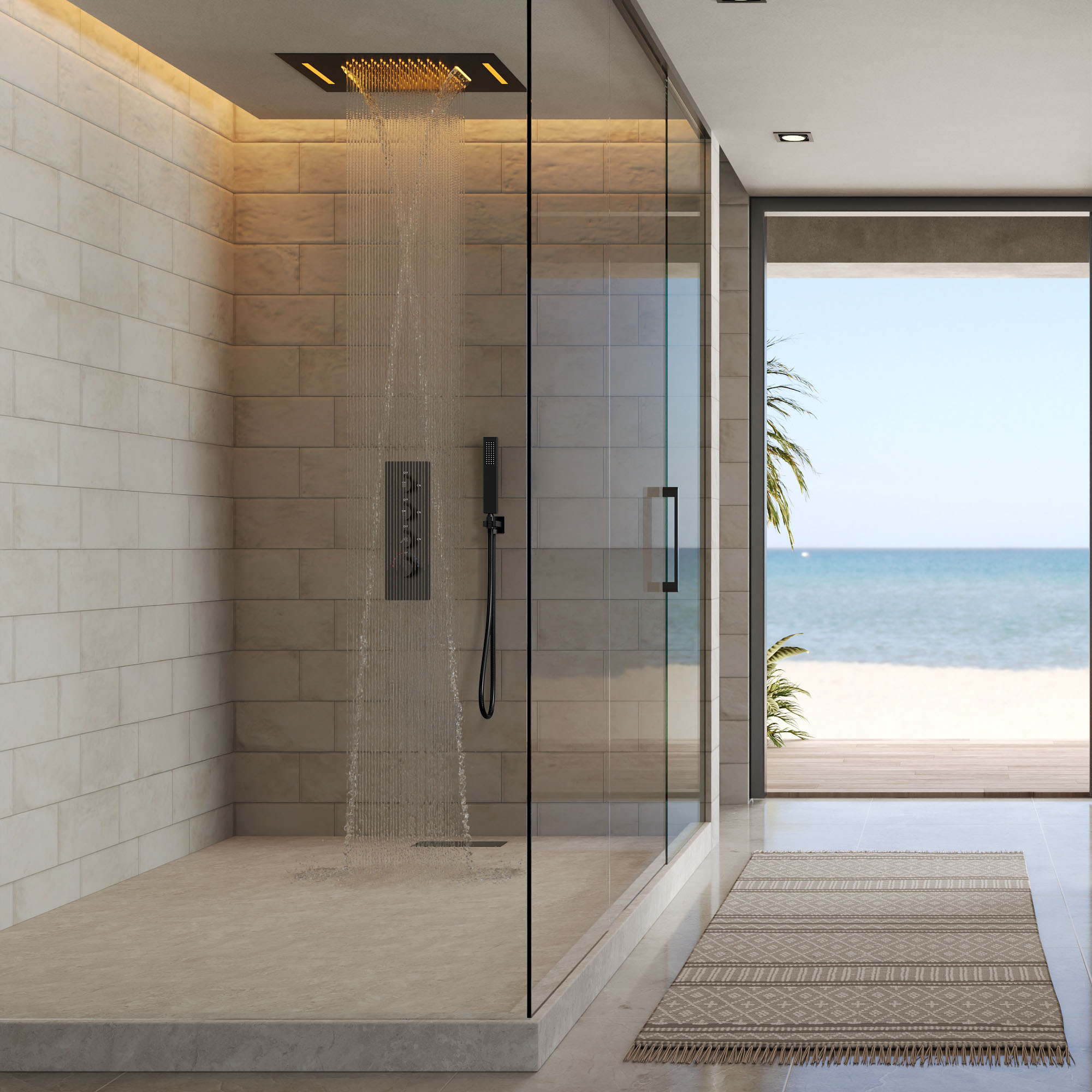 GRANDJOY SGF10GJ-24-BL23 Showerhead-Bar-Panels - View #3