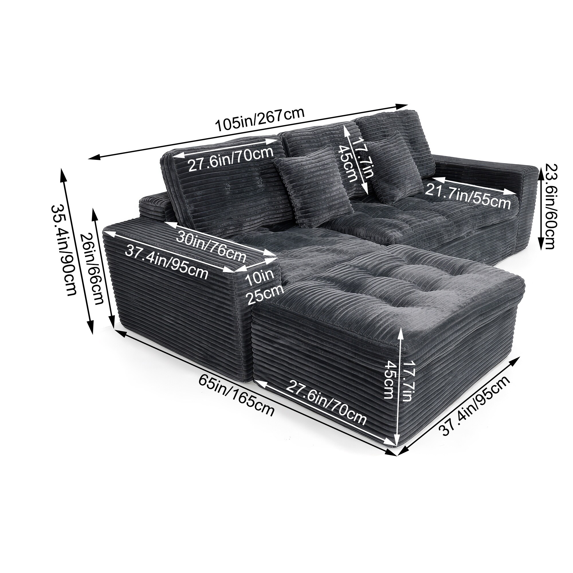 Horizons Prime LJW107421 Sofas-Loveseats - View #7